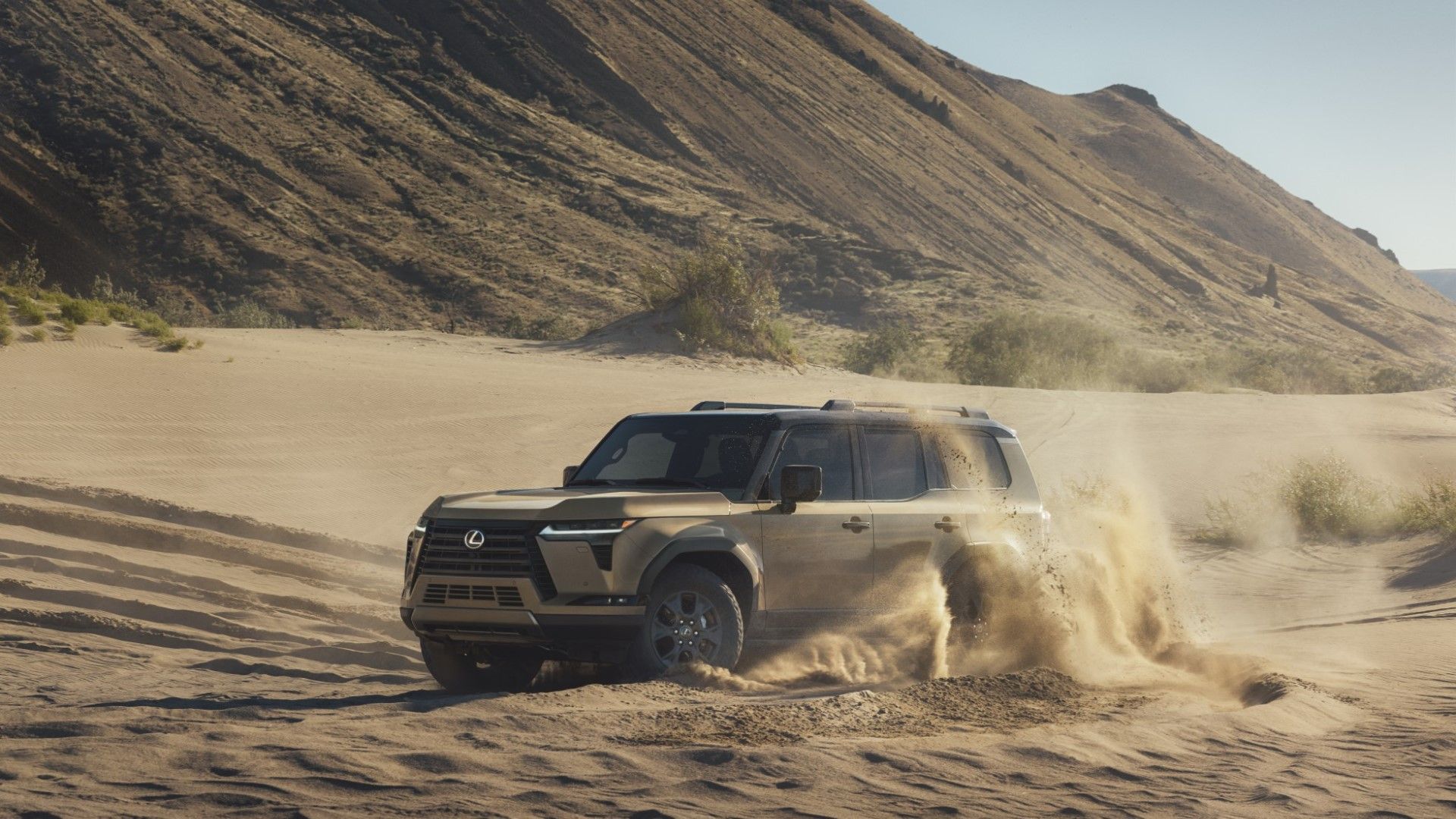 2024 Lexus GX Off Roading in a desert
