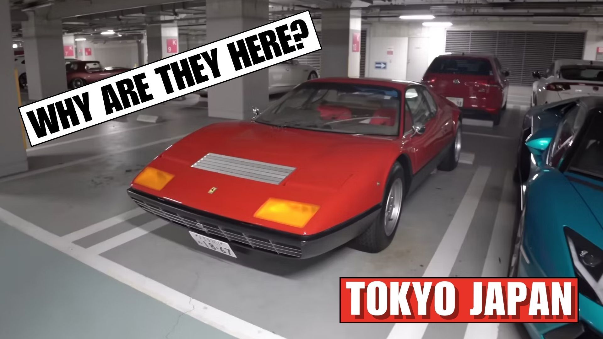 Abandoned Exotic Cars in Tokyo Underground Garage