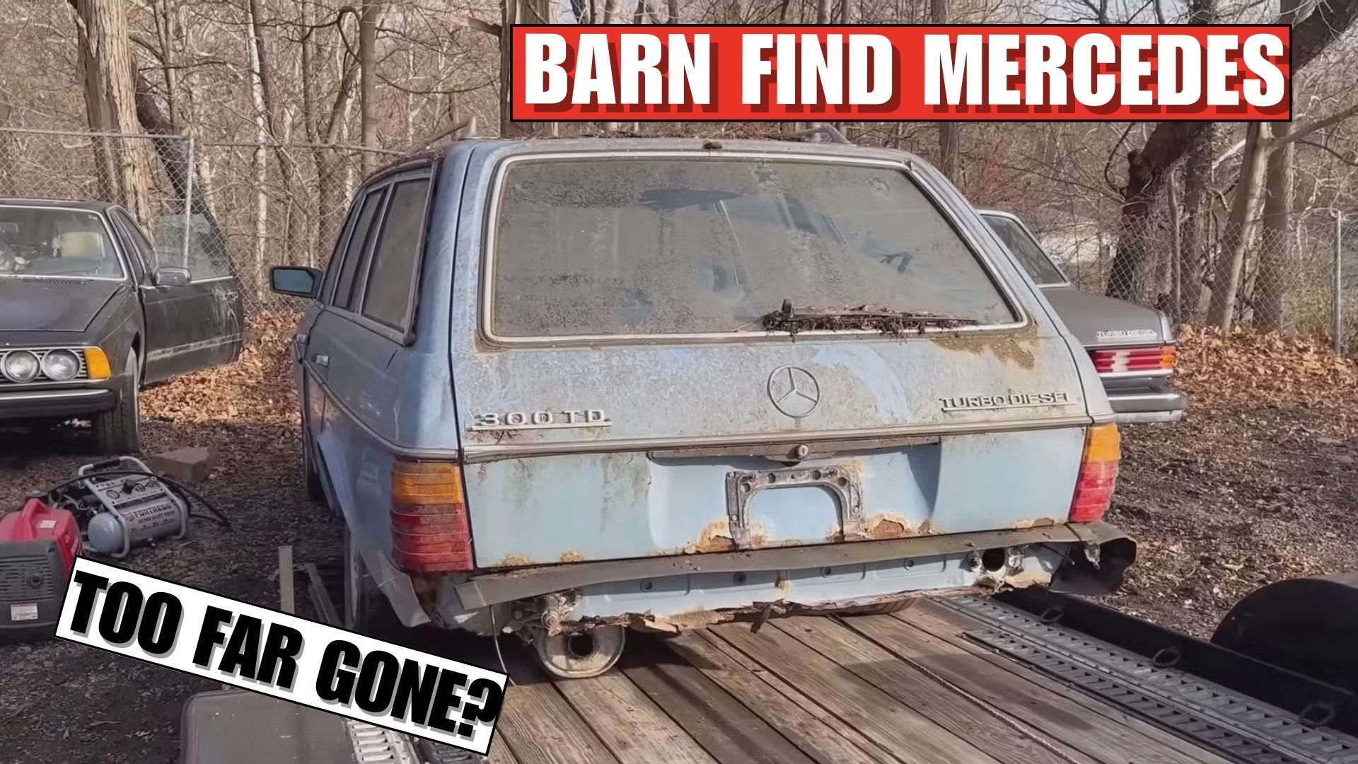 Barn Find Mercedes 300TD Wagon