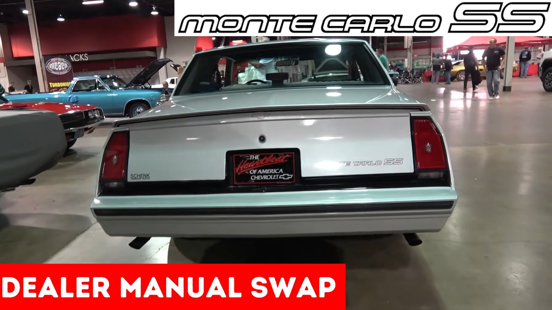 Silver Chevrolet Monte Carlo SS Schenk with Dealer manual swap