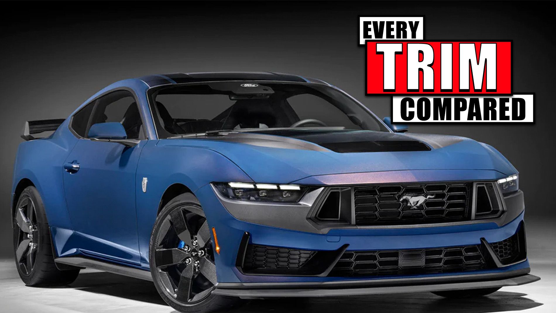 2024 ford mustang trim compared