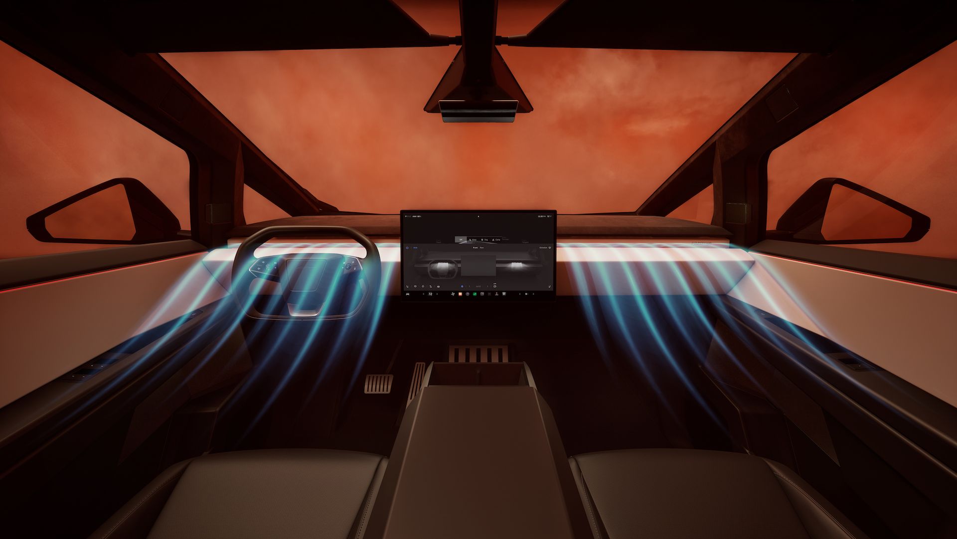 Tesla Cybertruck interior