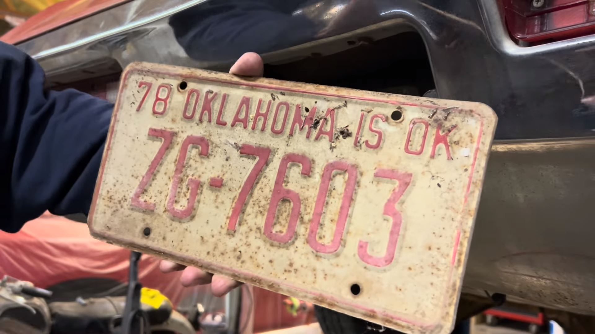 The First License Plate of the Buick Skylark