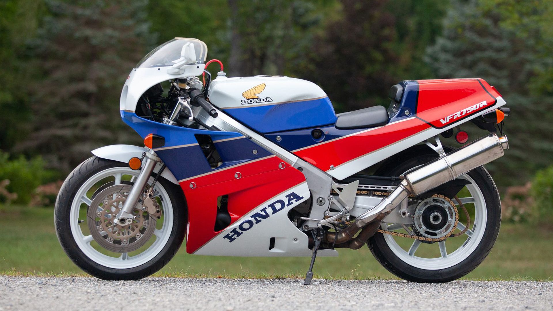 1988 Honda VFR750R RC30 In Red, White & Blue Paint