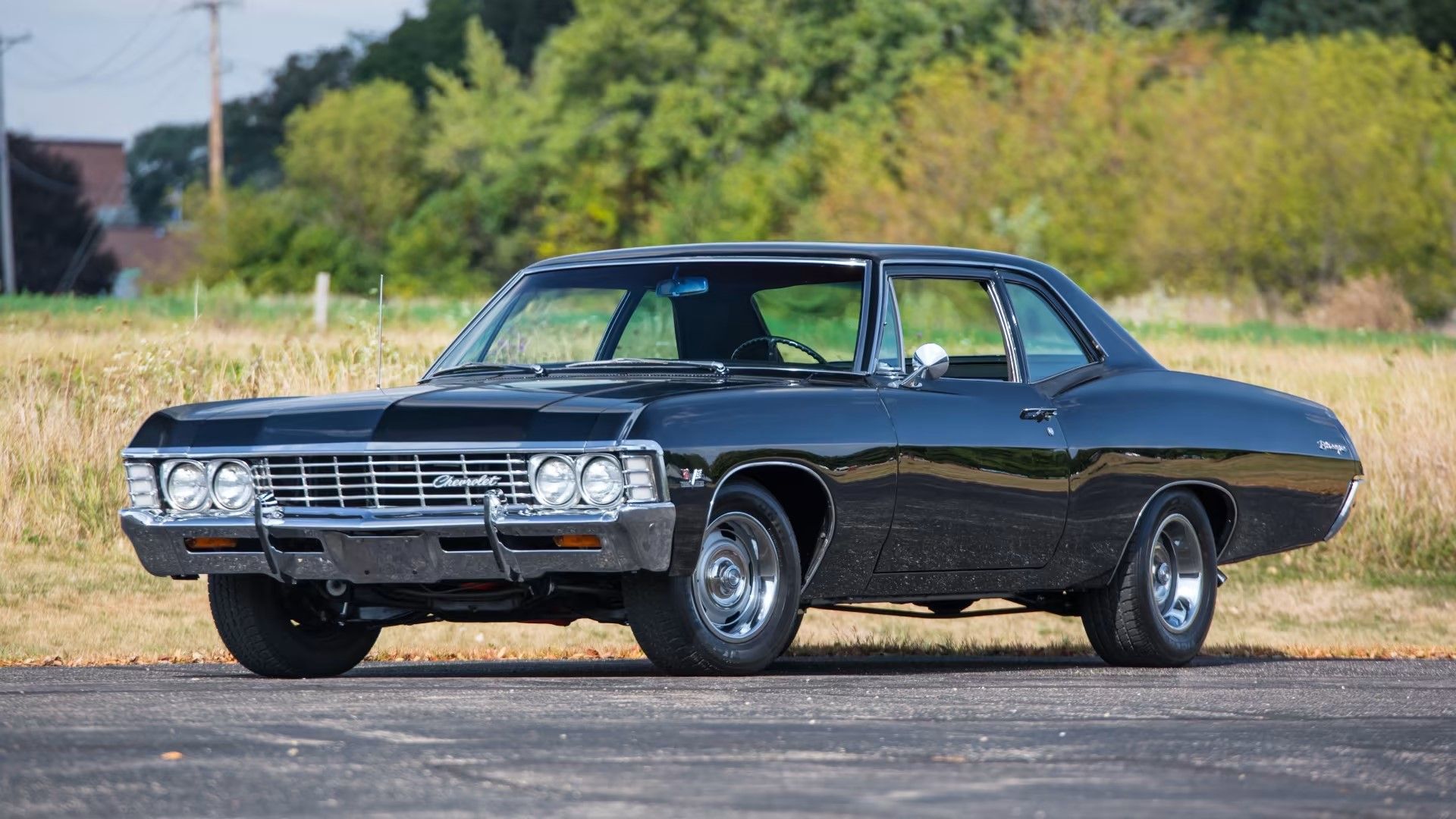 1967 Chevrolet Biscayne, front quarter view