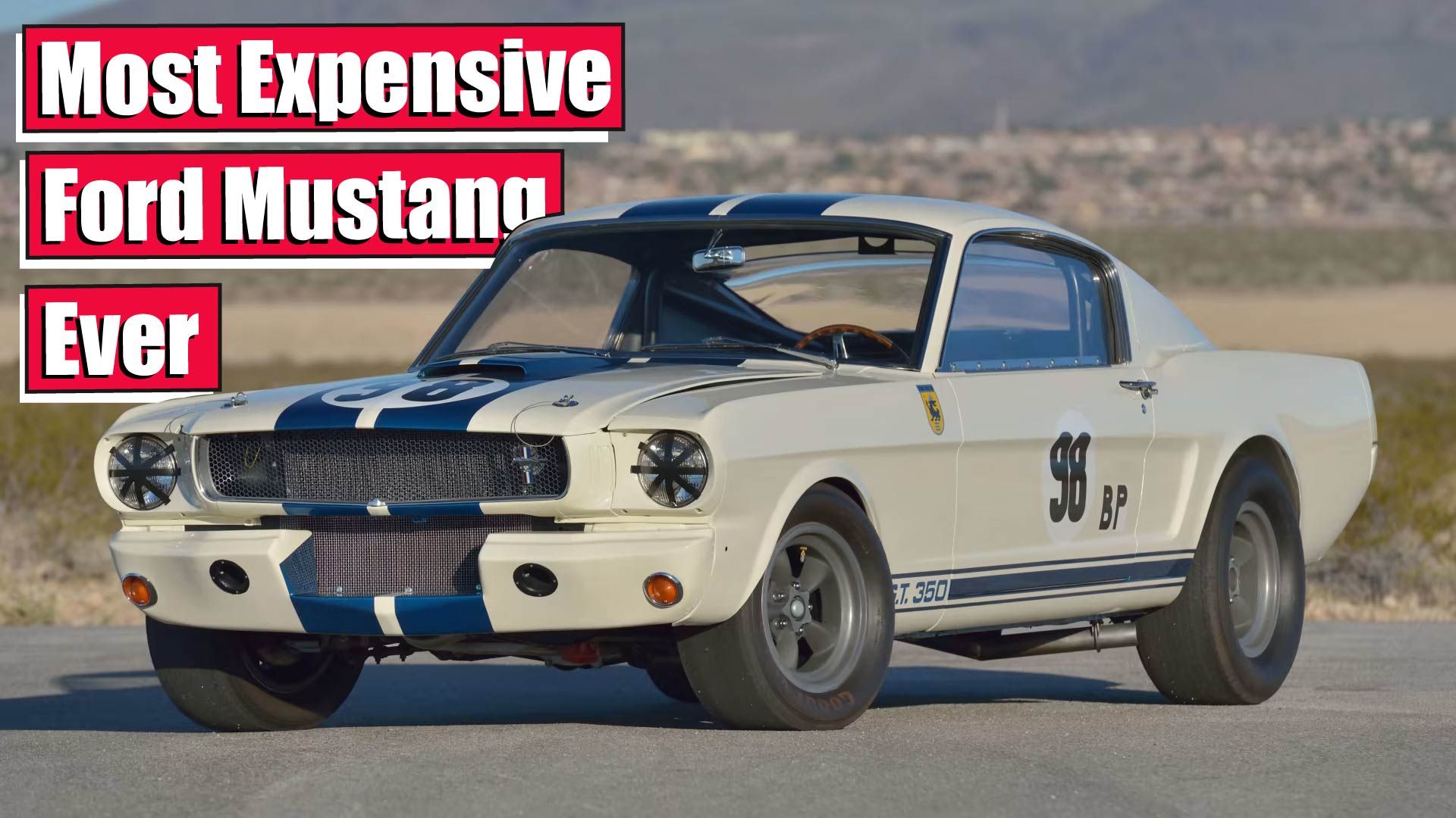 Shelby Mustang GT350R Ken Miles, most expensive Mustang
