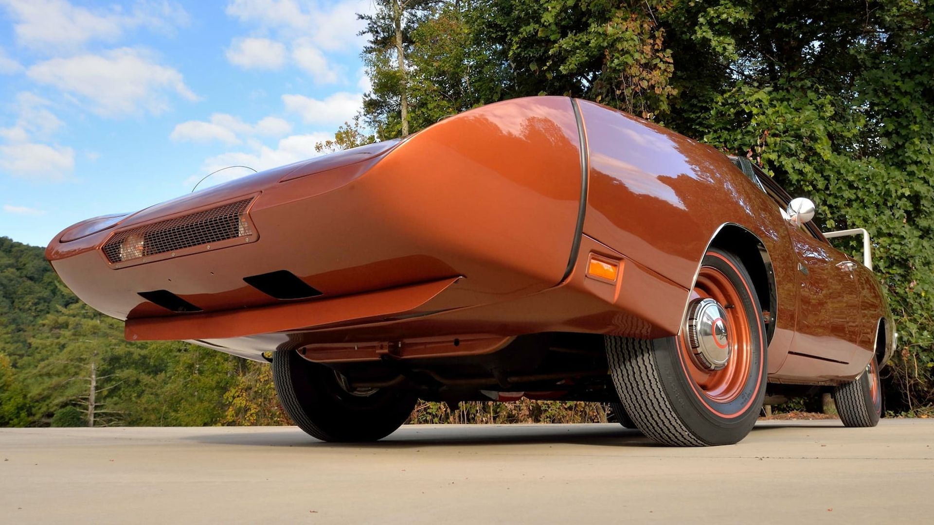   spoiler dianteiro inferior de cobre met6allic 1969 Dodge Charger Daytona