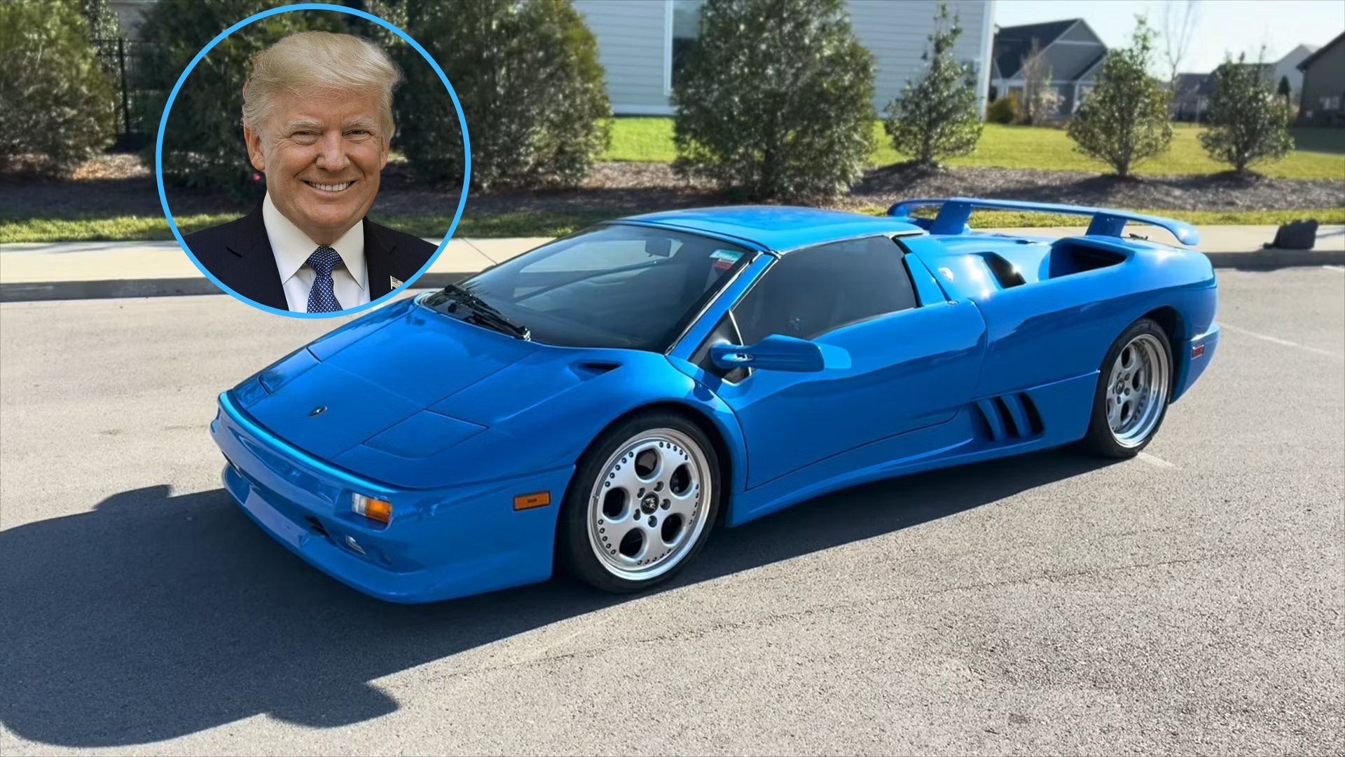 1997 Lamborghini Diablo VT Roadster owned by Donald Trump