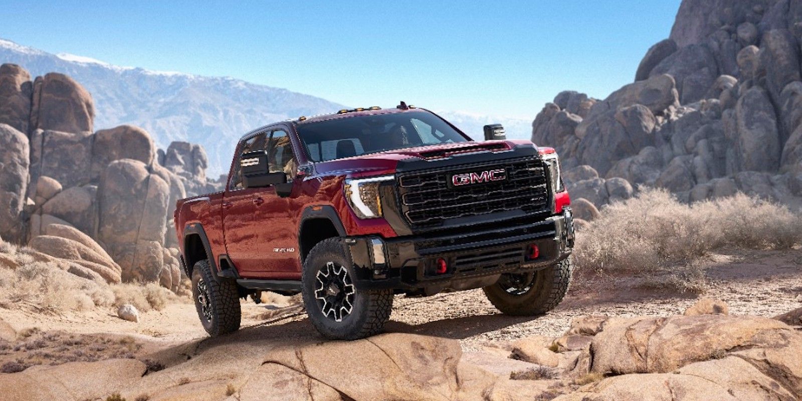 Vermelho 2024-GMC-Sierra-2500HD-AT4X 
