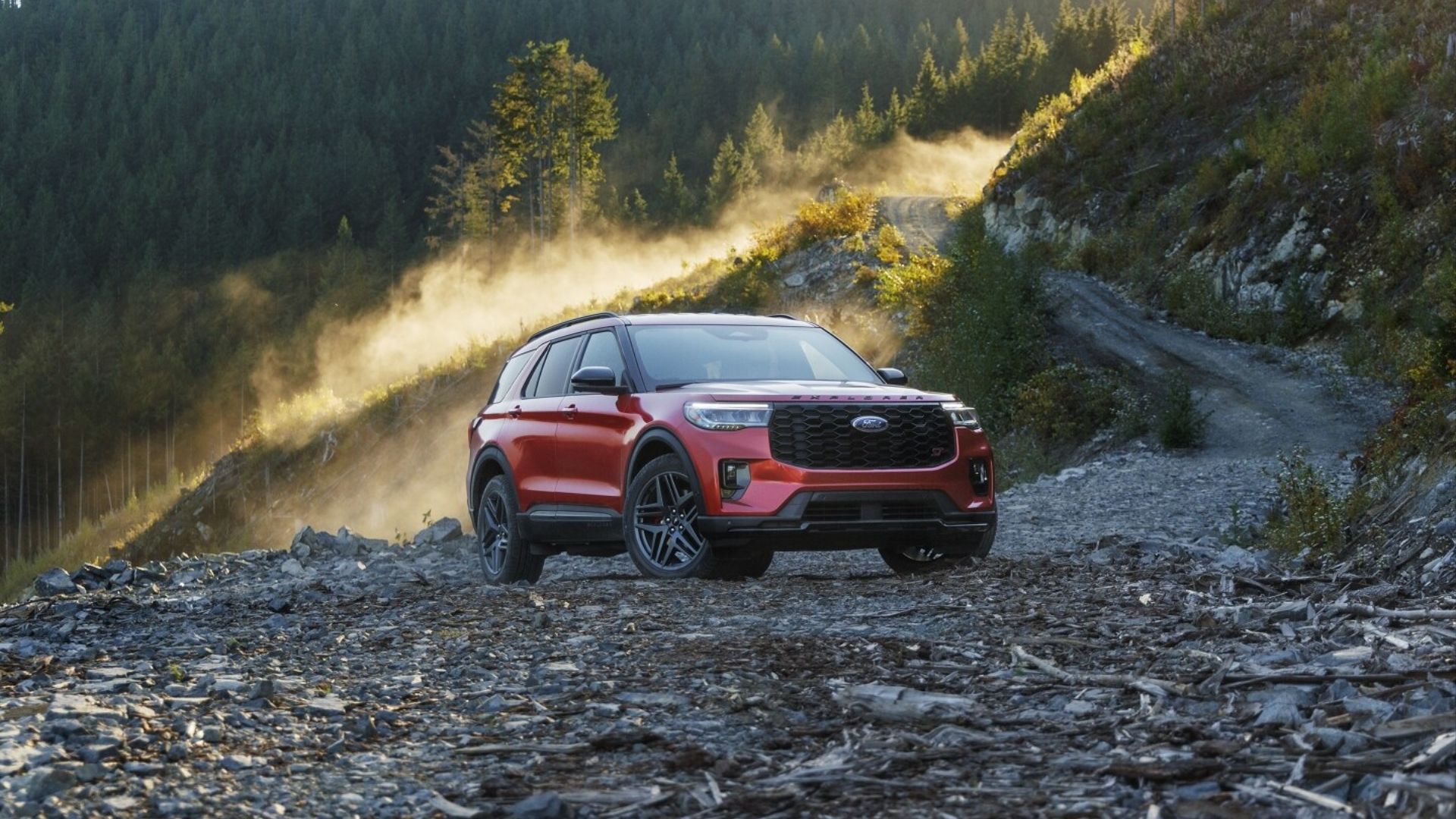 2025 Ford Explorer ST Front View Far Shot