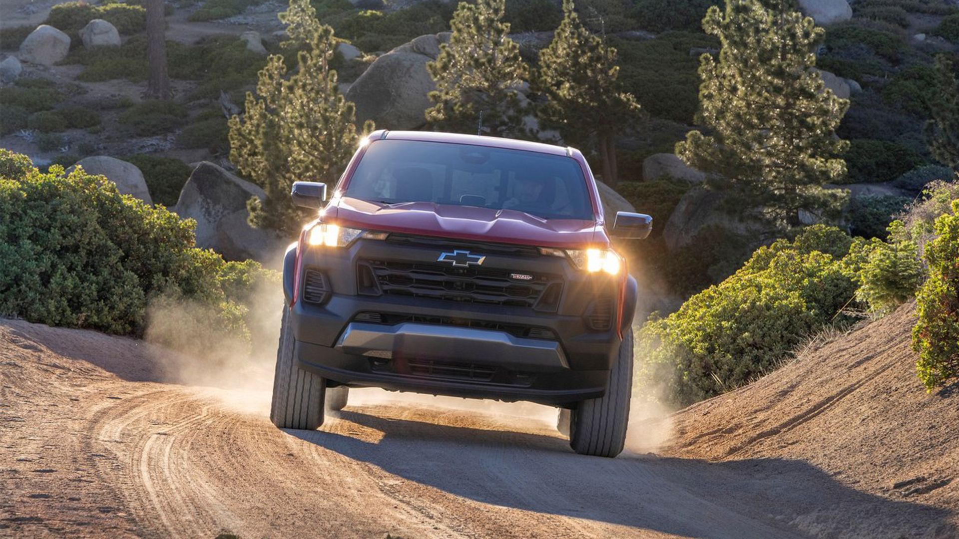 Chevrolet Colorado - Foto frontal da cabeça