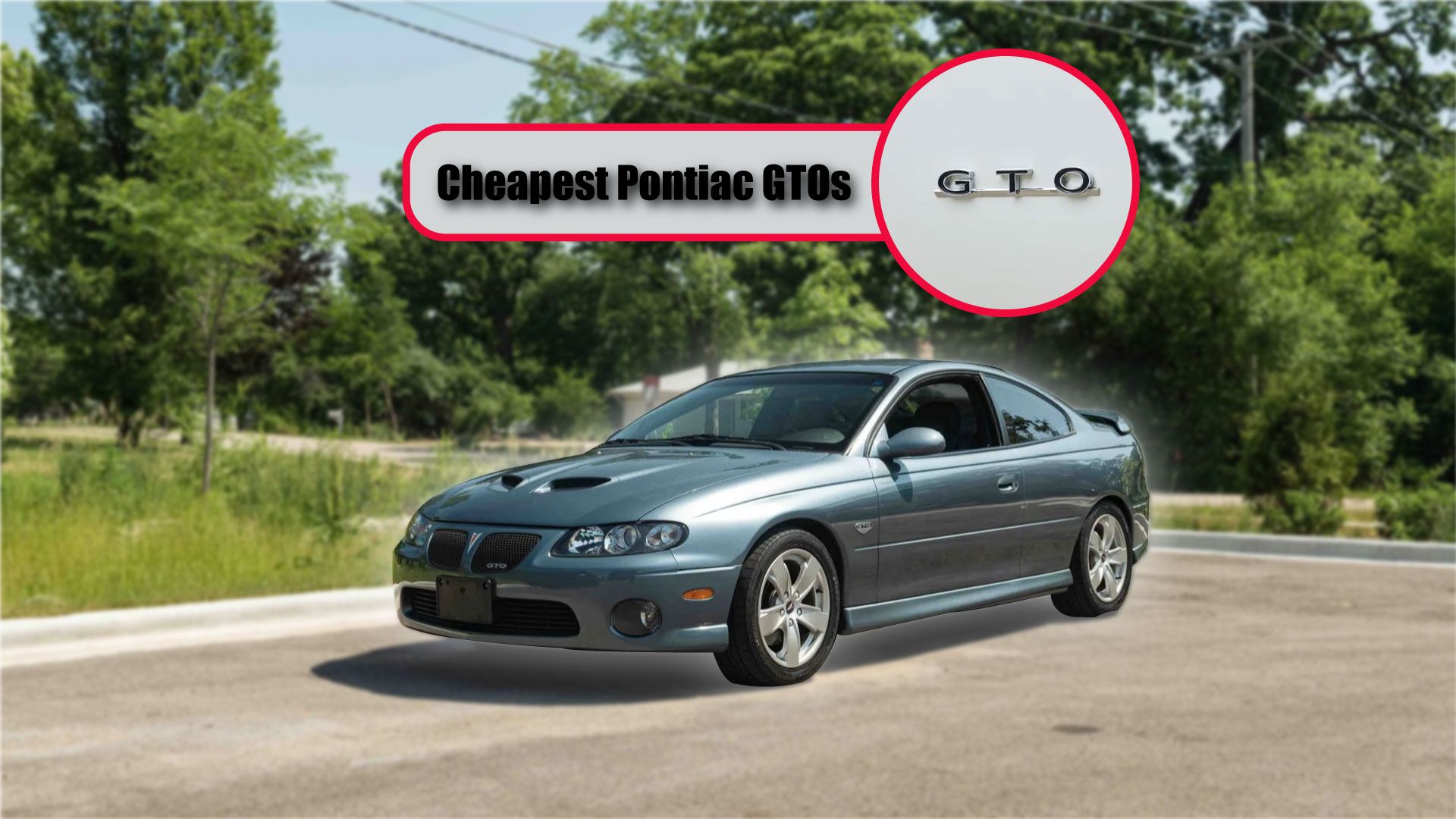 Imagem em destaque do Pontiac GTO 2006