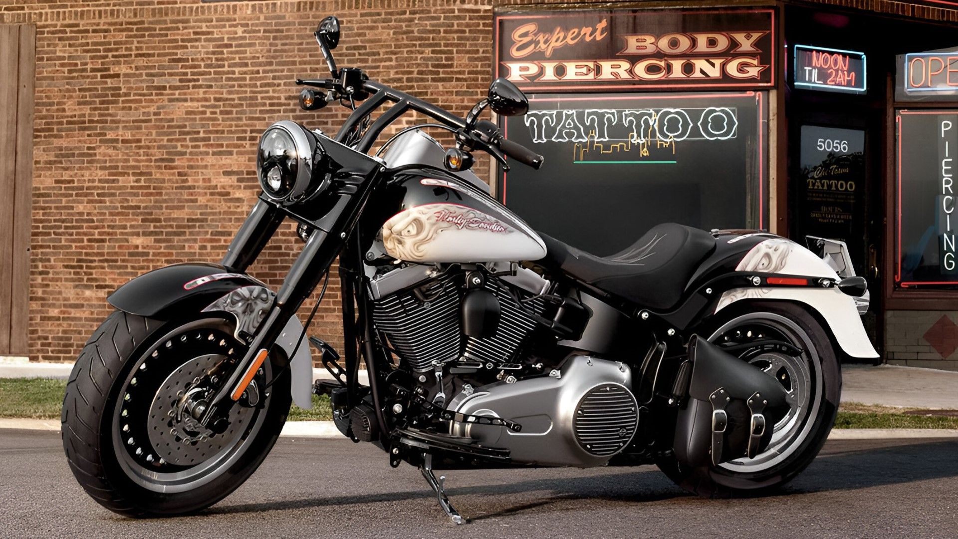 2013 Harley-Davidson Fat Boy Lo hd wallpaper