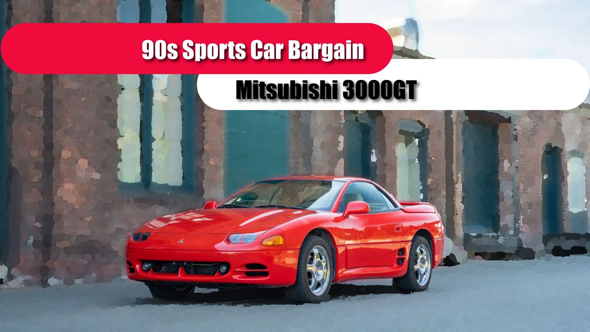 Why The Mitsubishi 3000GT Is An Excellent '90s Sports Car Bargain 