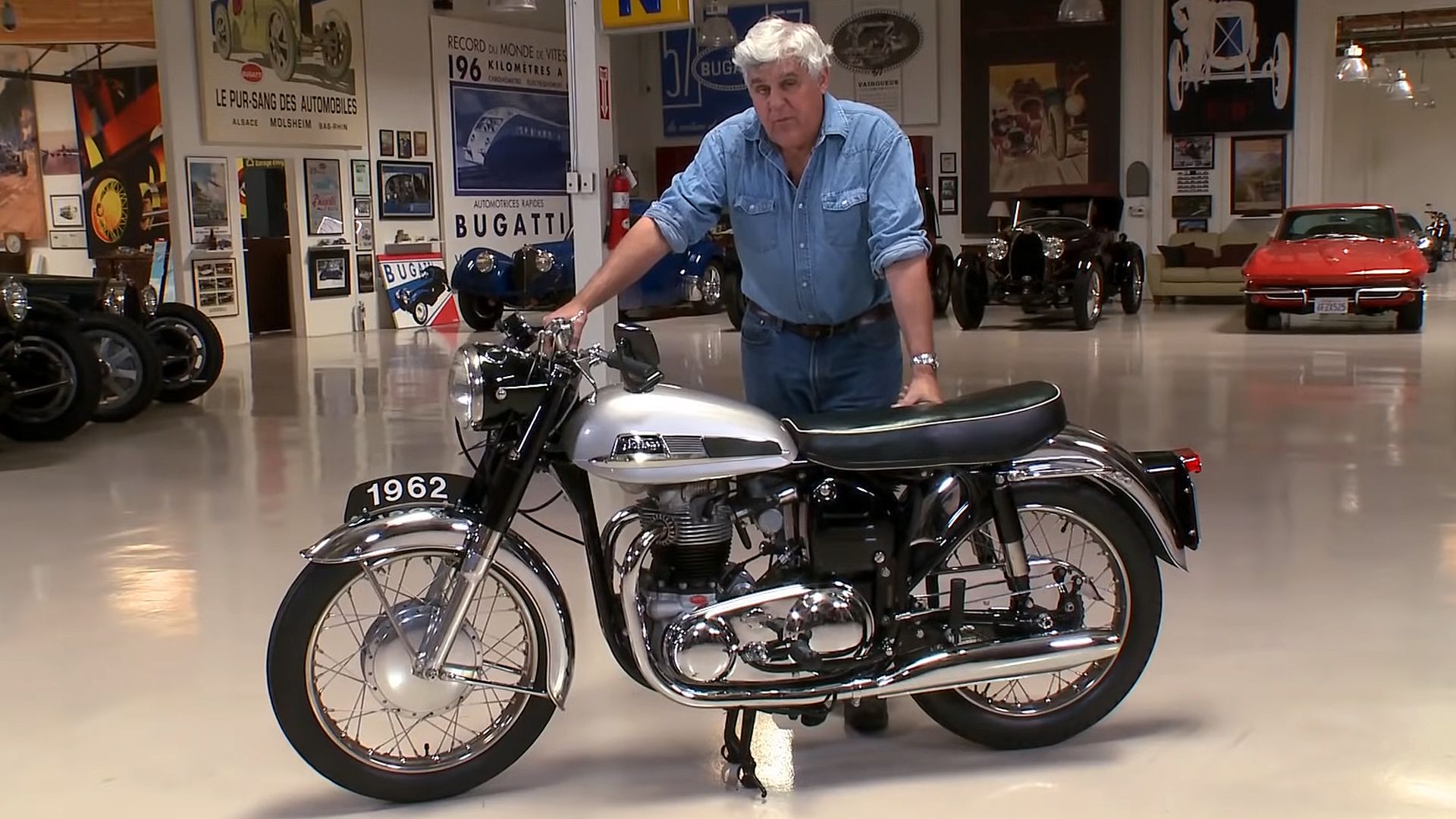 Motocicleta vintage Norton 650SS 1962 da Jay Leno's Garage