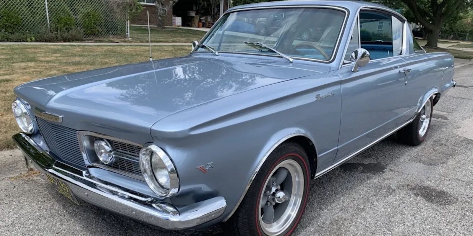 Azul Metálico 1965 Plymouth Barracuda 340