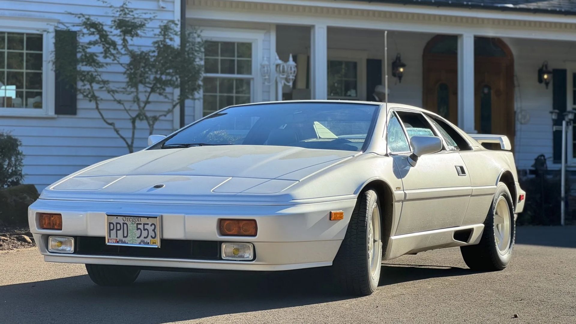 1988 Lotus Esprit Turbo frontal 3/4 tiro