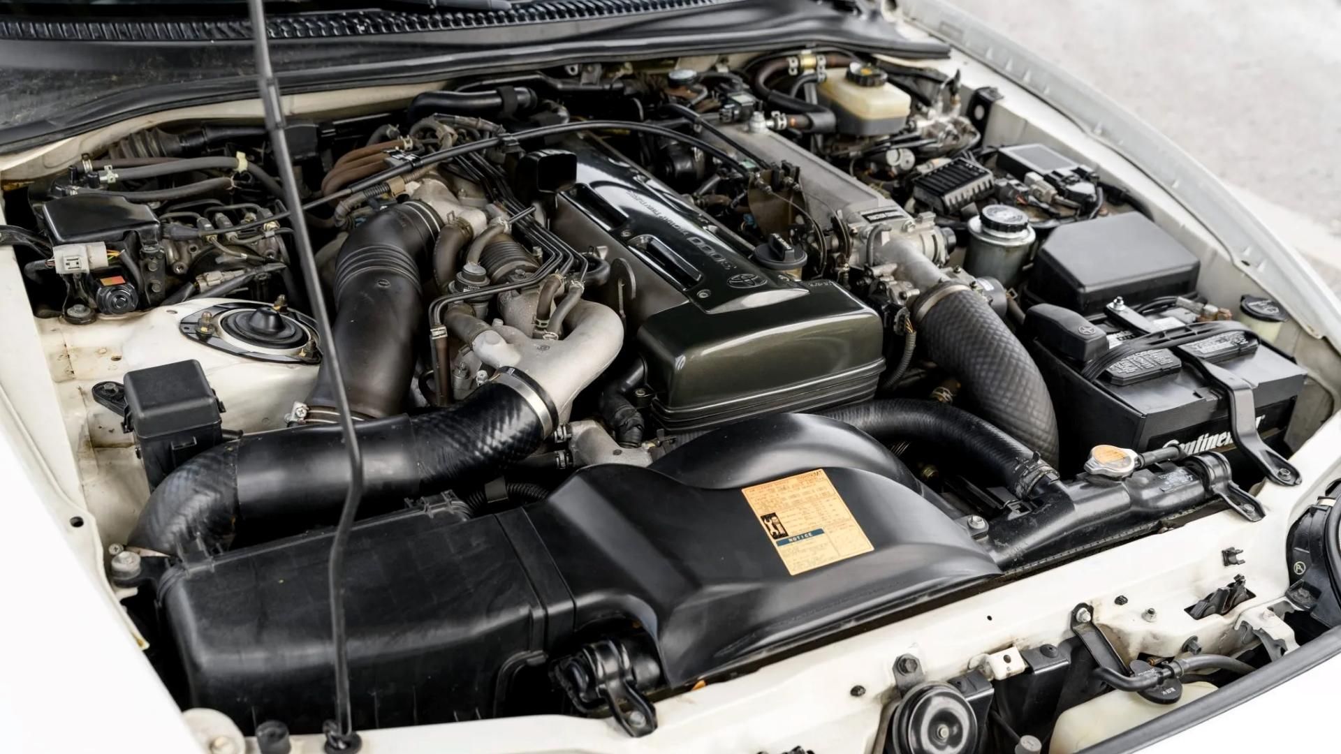 1993 Toyota Supra Turbo engine bay