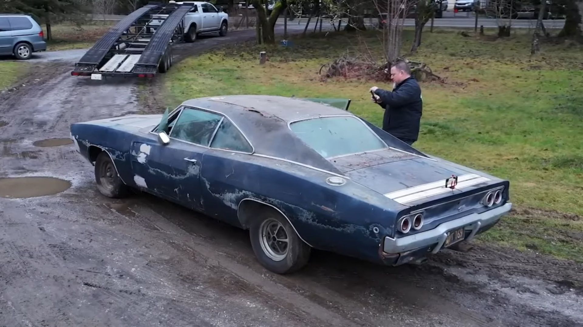 1968 Dodge Charger Barn Find