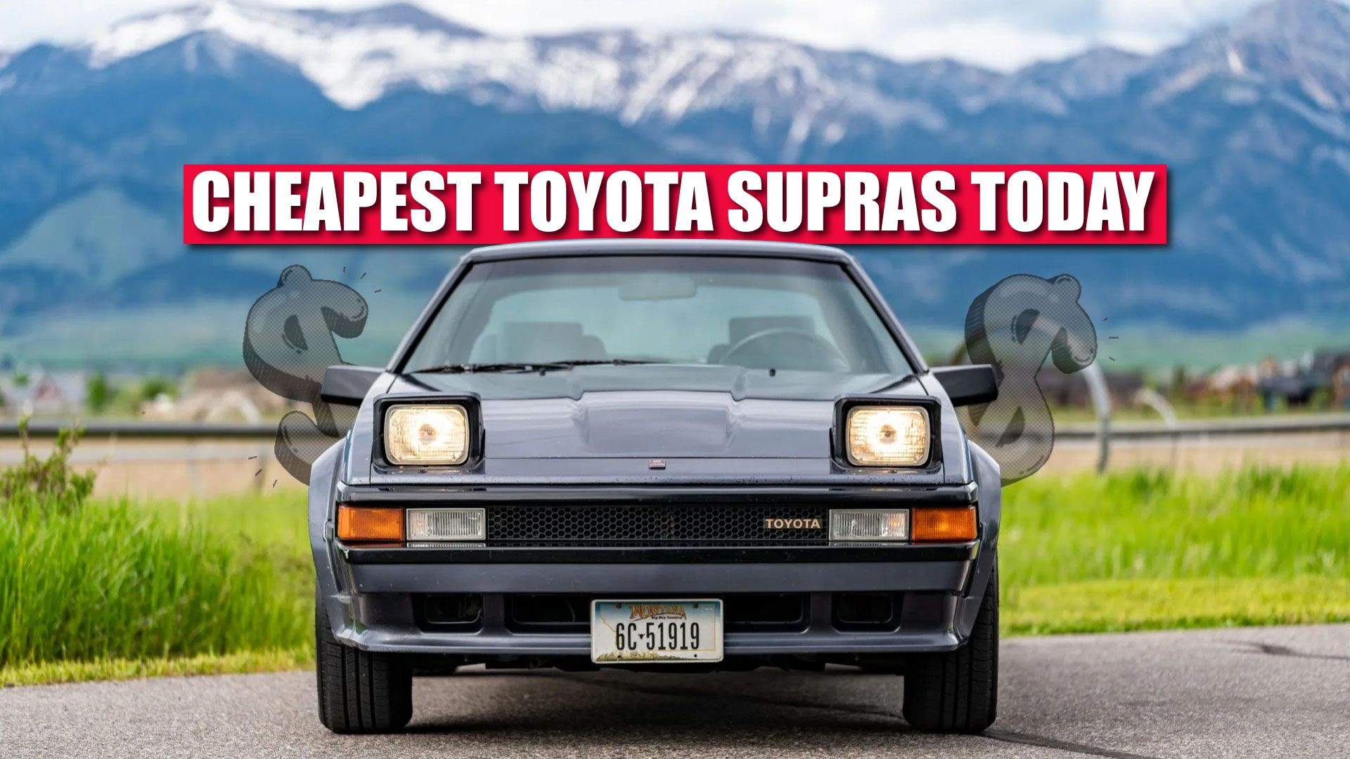 Toyota Celica Supra front shot