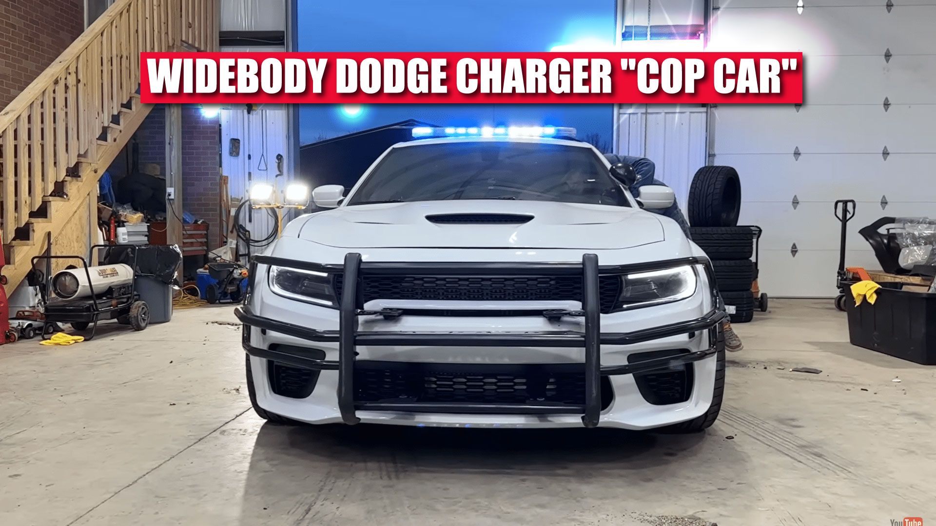 2018 White Dodge Charger Police car