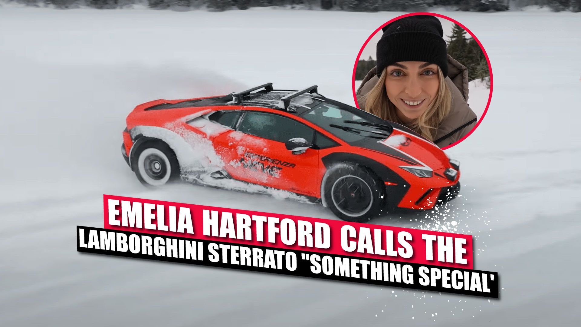 Emelia Hartford Lamborghini Sterrato