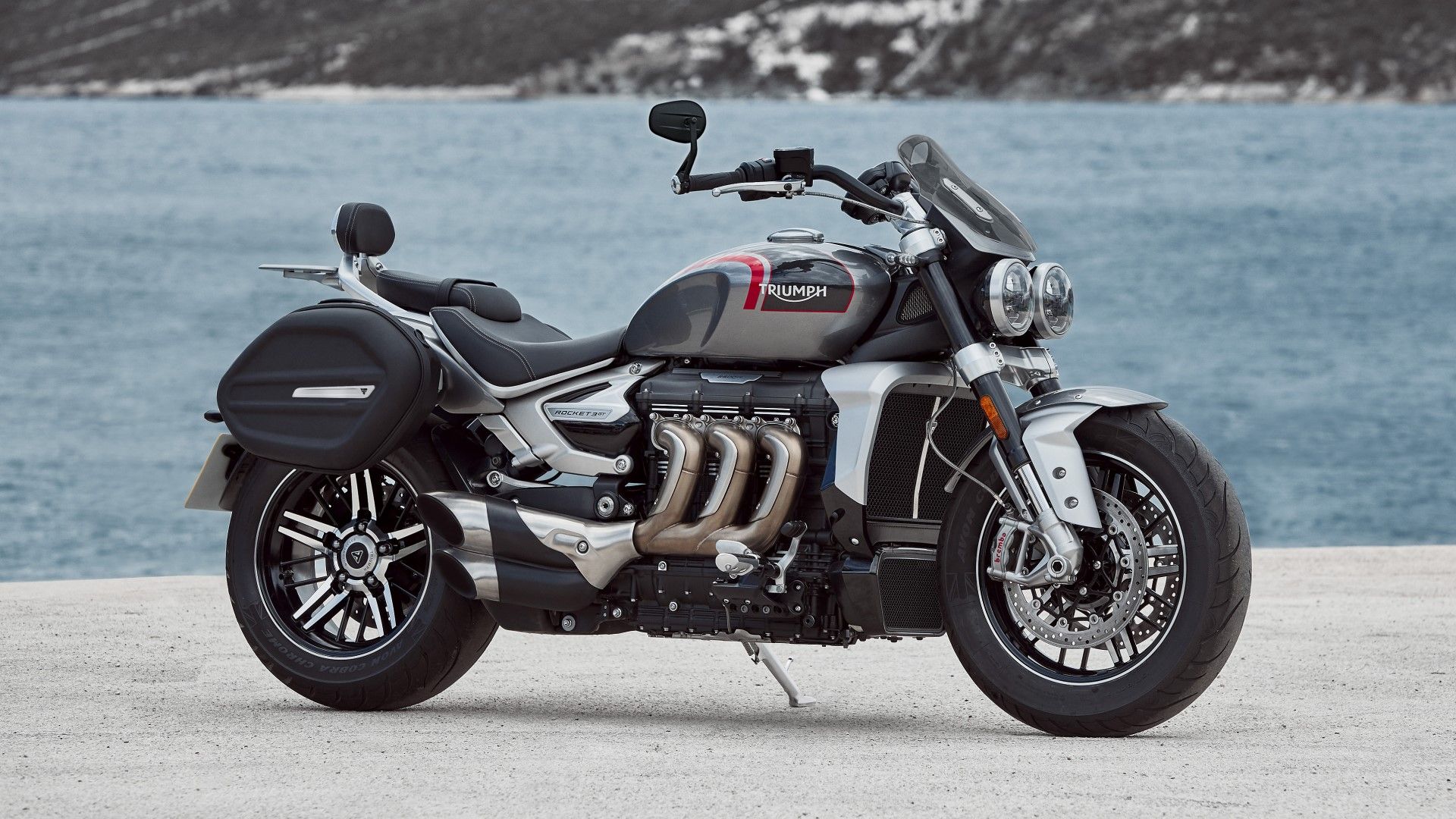 2024 Triumph Rocket 4 Power Cruiser with touring Highway Inspiration Kit