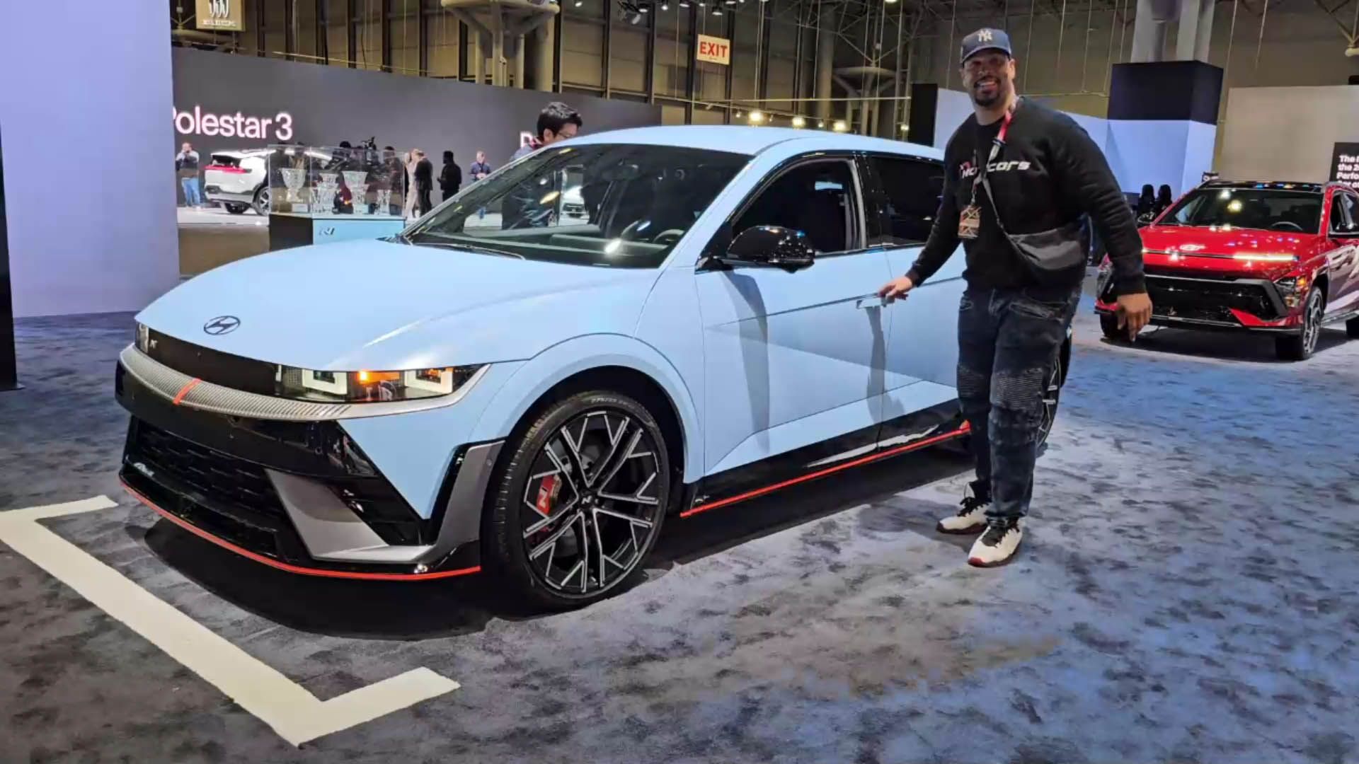 Hyundai Ioniq 5 N com Jean Bernard no Salão Internacional do Automóvel de Nova York