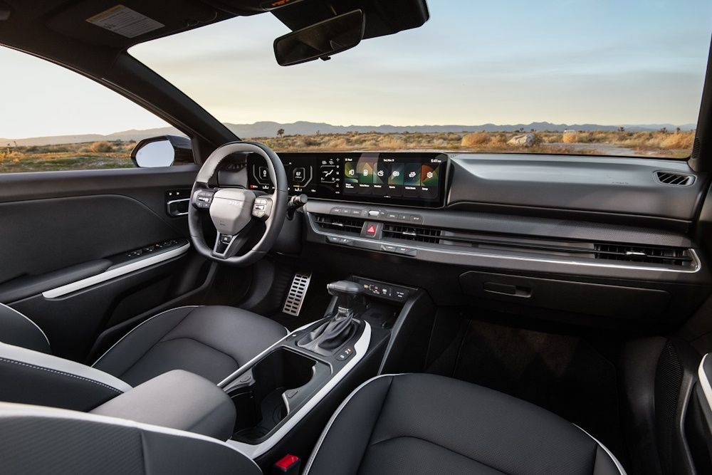 Interior de um Kia K4 2025