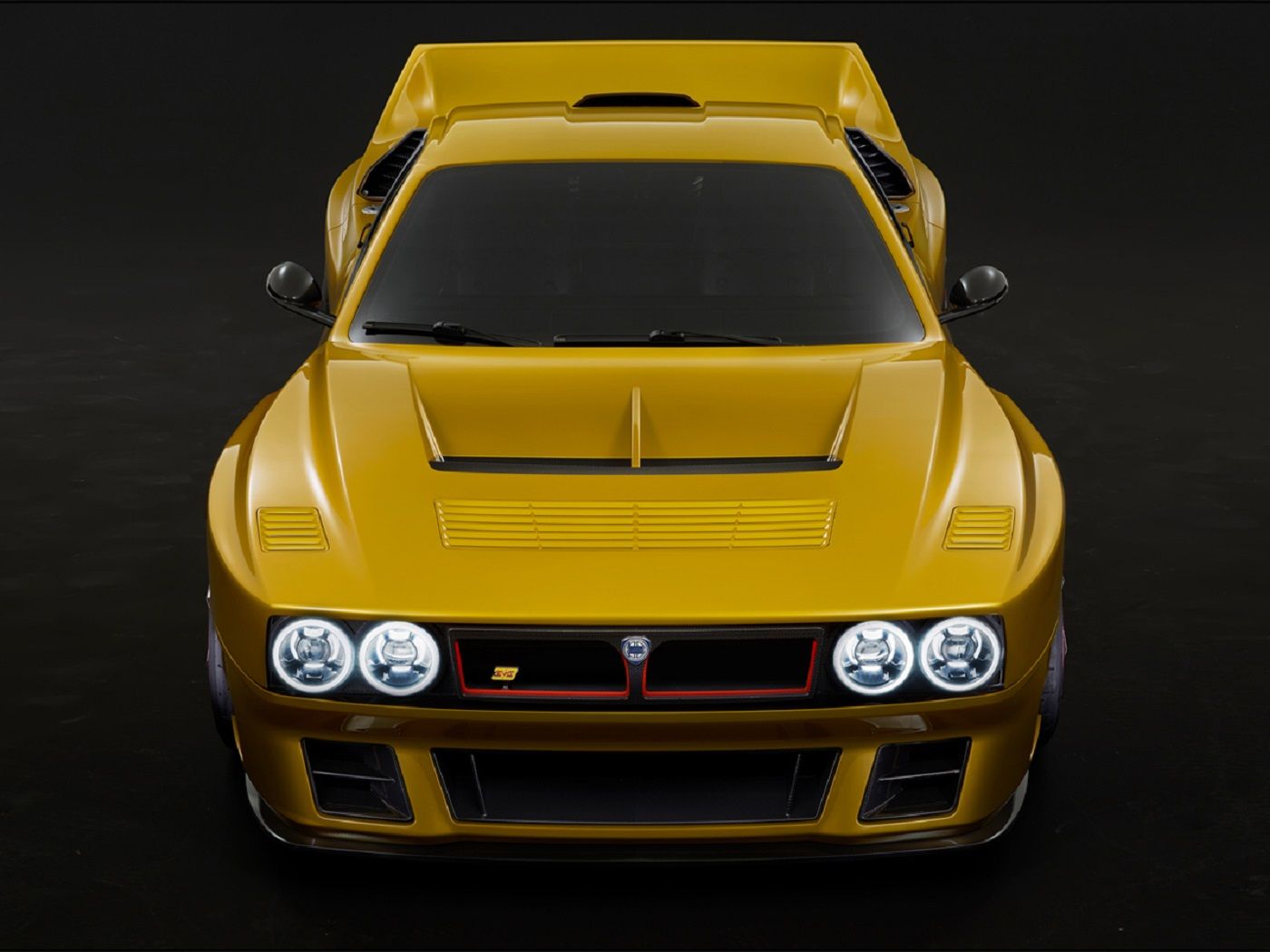 Frente Kimera Evo38 dourada