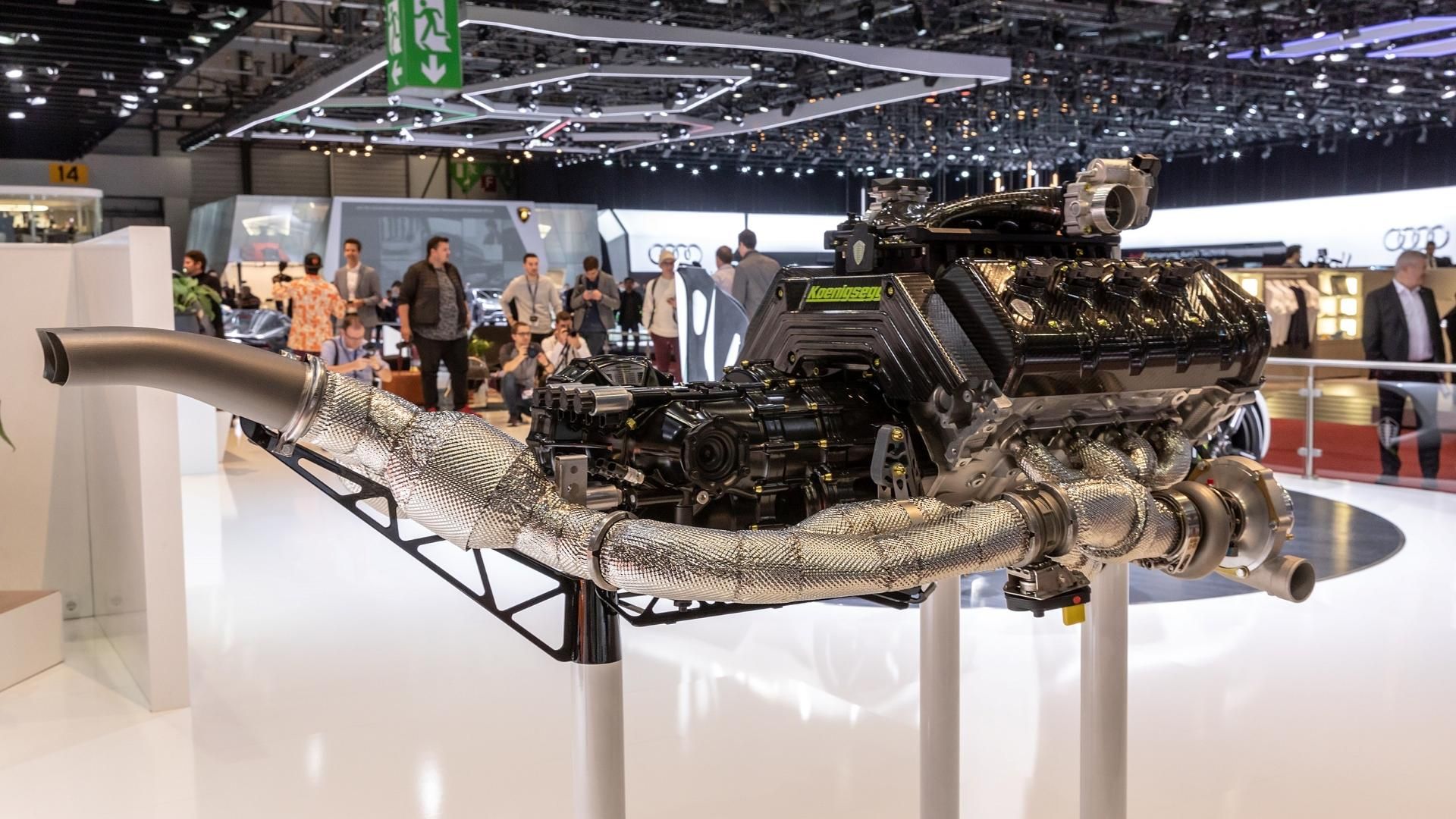 Koenigsegg 5.0 litros V8 biturboalimentado 