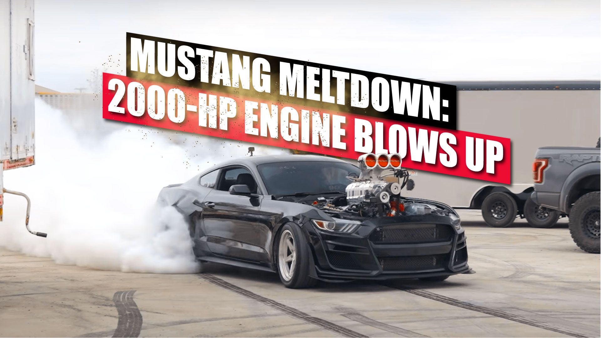Blown Ford Mustang Engine Failure