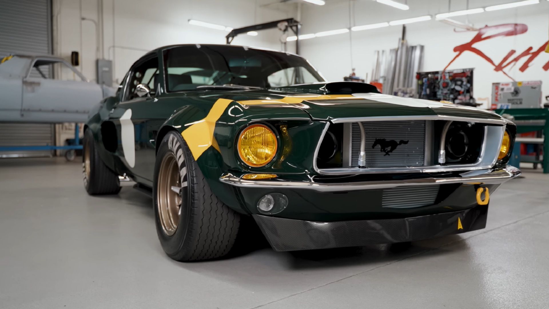 Green Ruffian 1967 Mustang