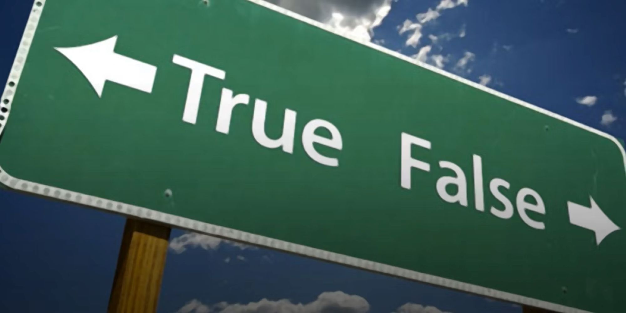 True - False Traffic Sign