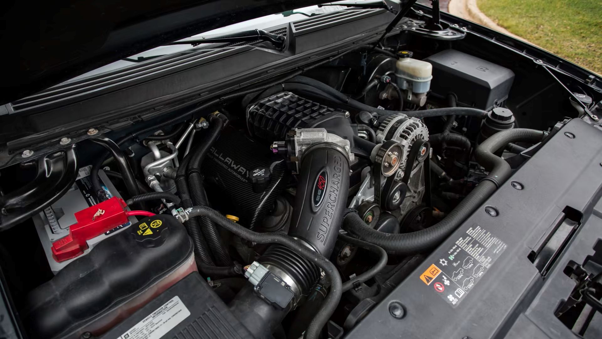 2012 Chevrolet Tahoe Callaway SC450 Engine Bay