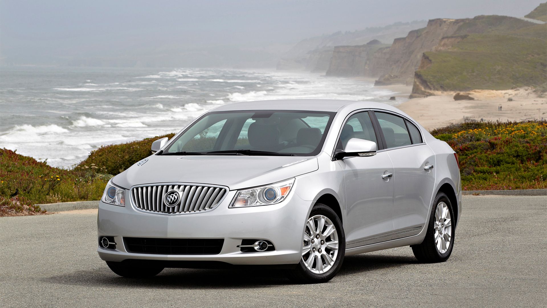 silver 2013 Buick LaCrosse parked