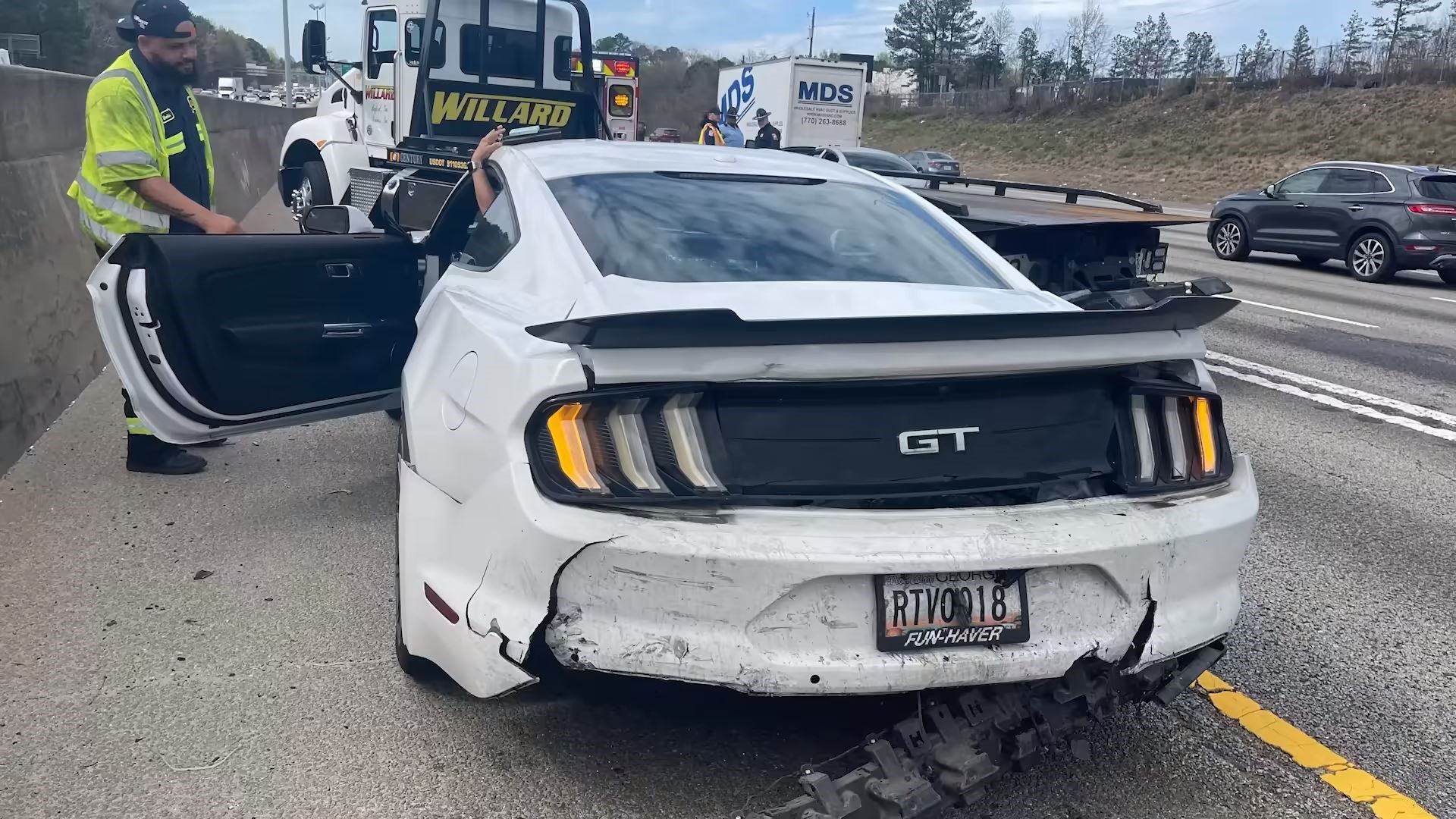 2018 Ford Mustang GT Rear Wreck