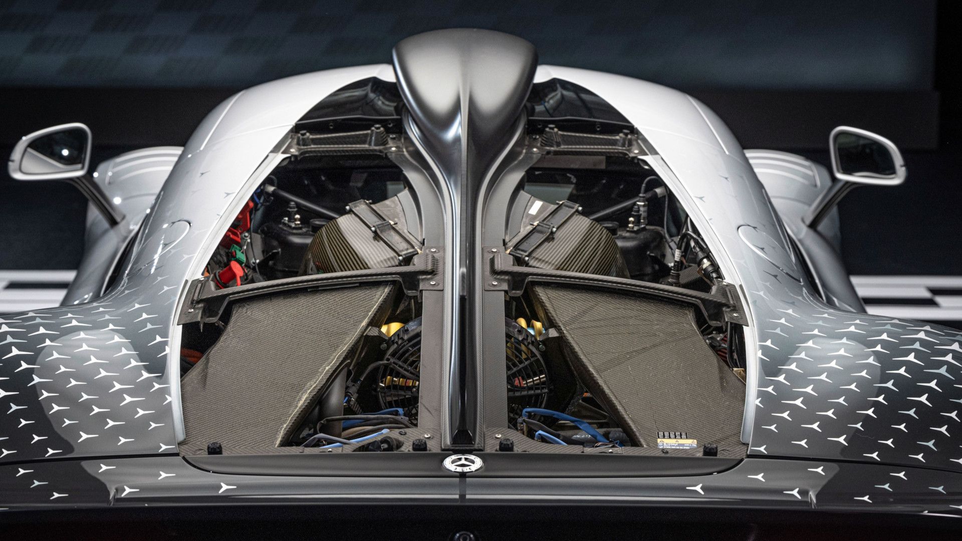 Mercedes-AMG One Engine Bay open