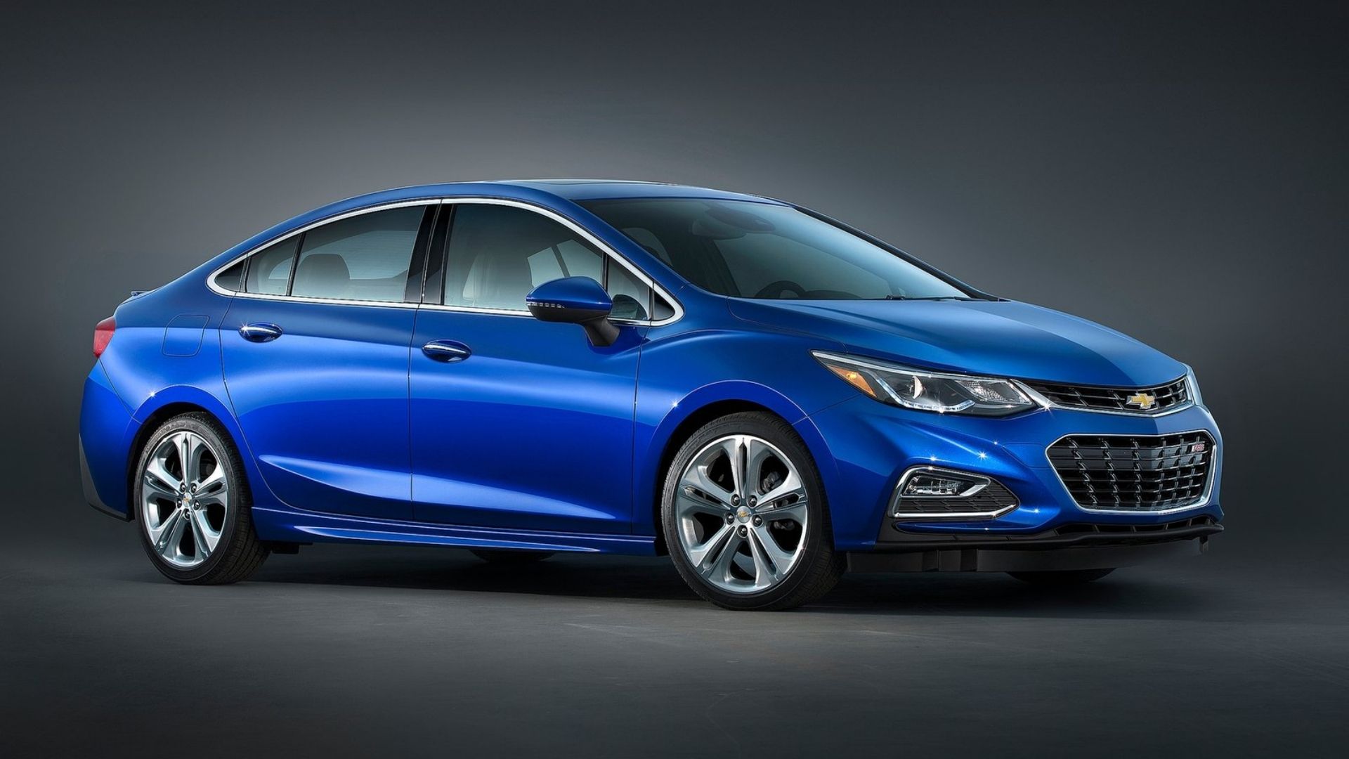 chevrolet cruze frente quarto azul