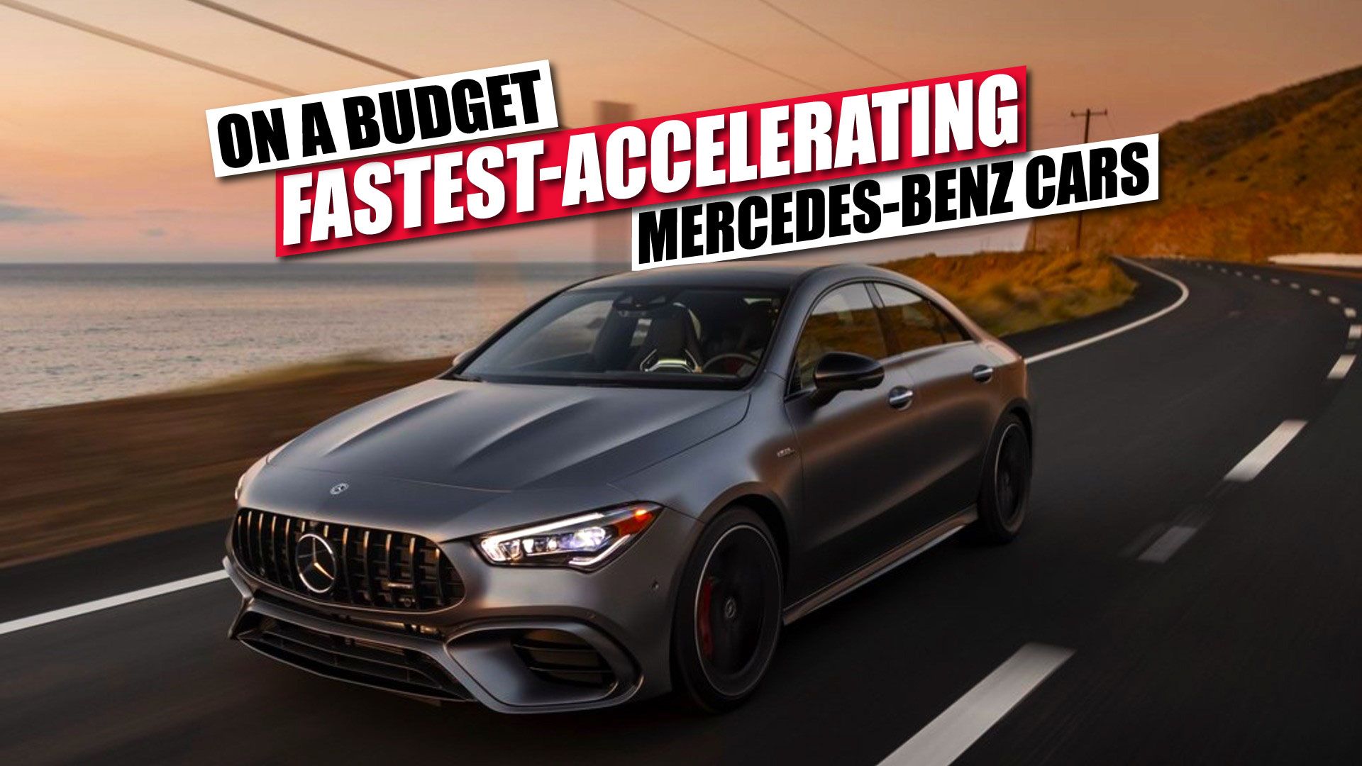 Fastest accelerating Mercedes cars