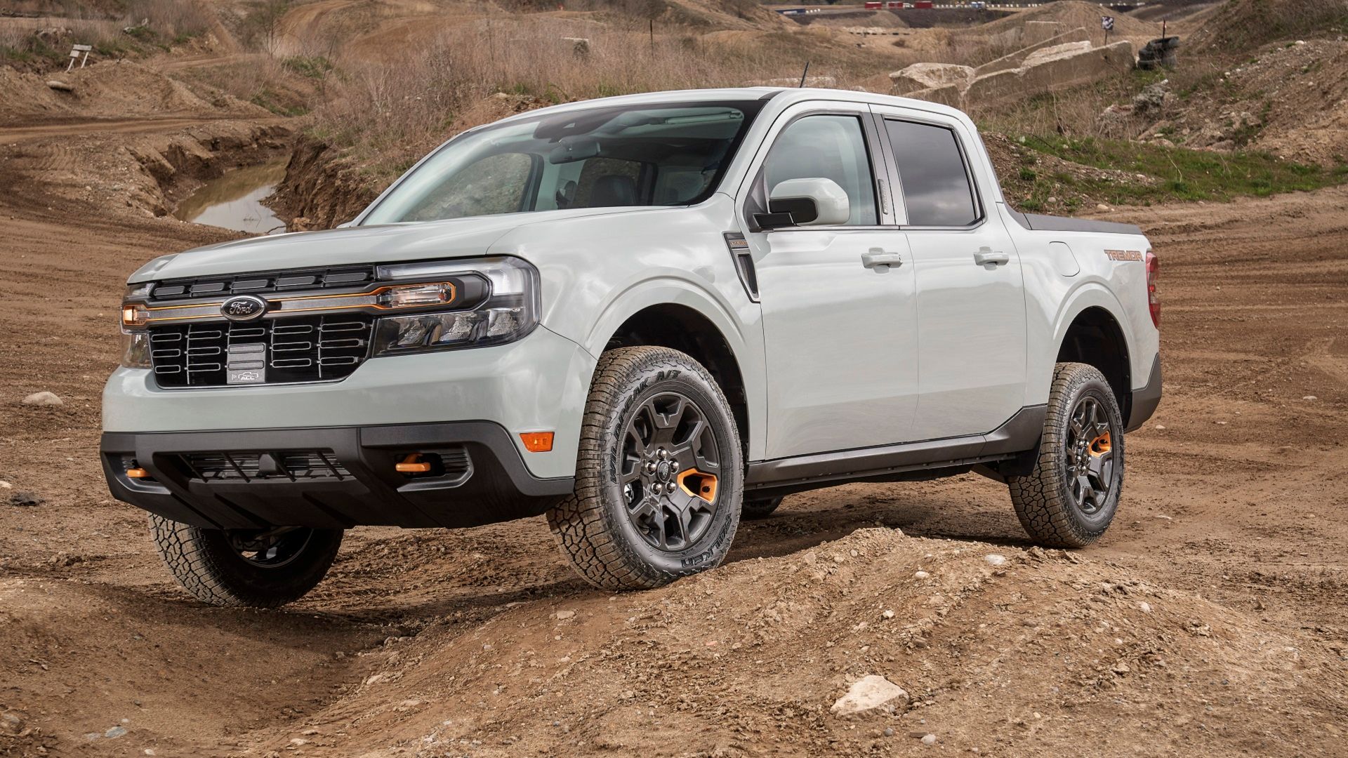 Frente cinza Ford Maverick