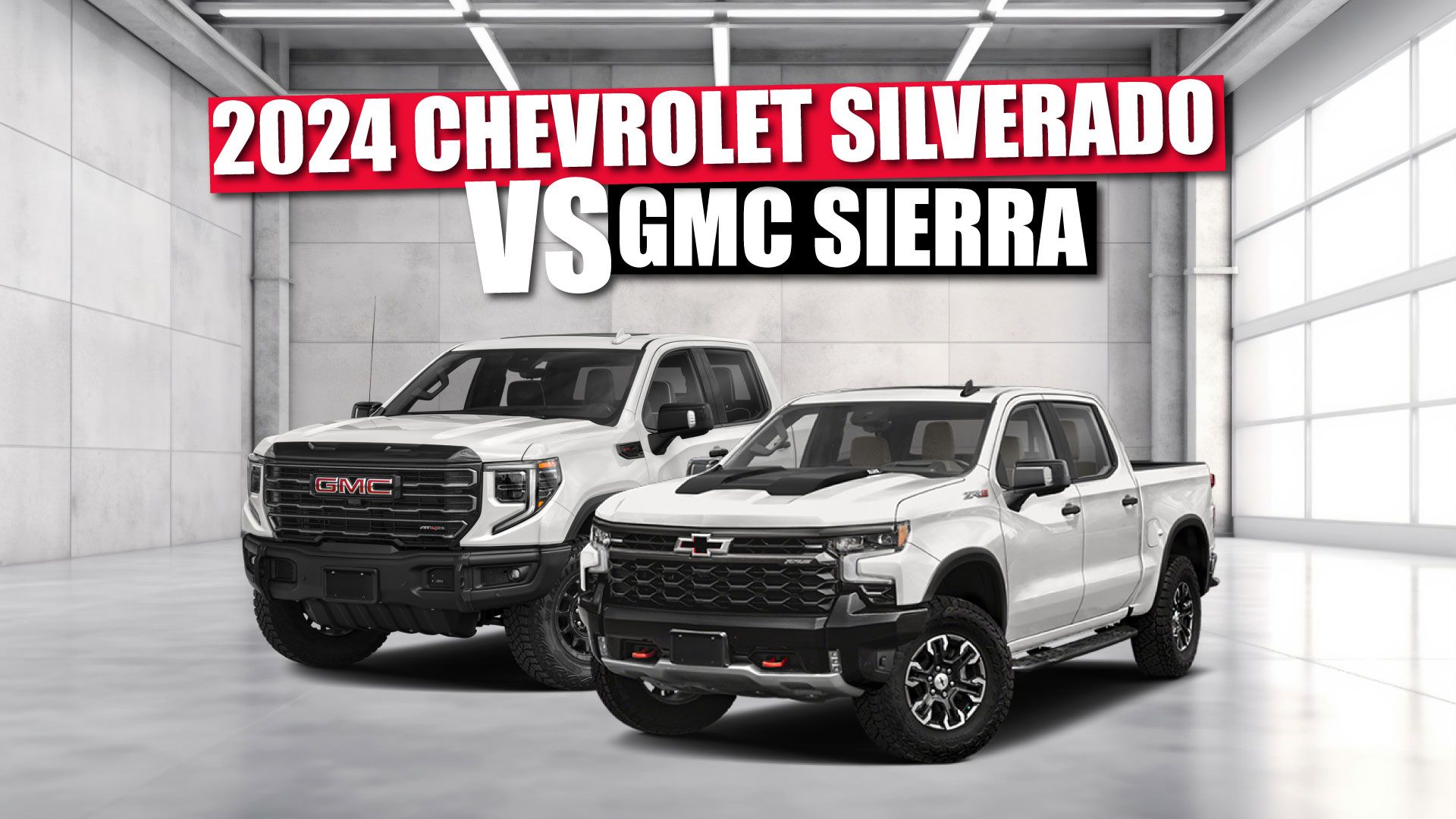 2024 Chevrolet Silverado vs GMC Sierra