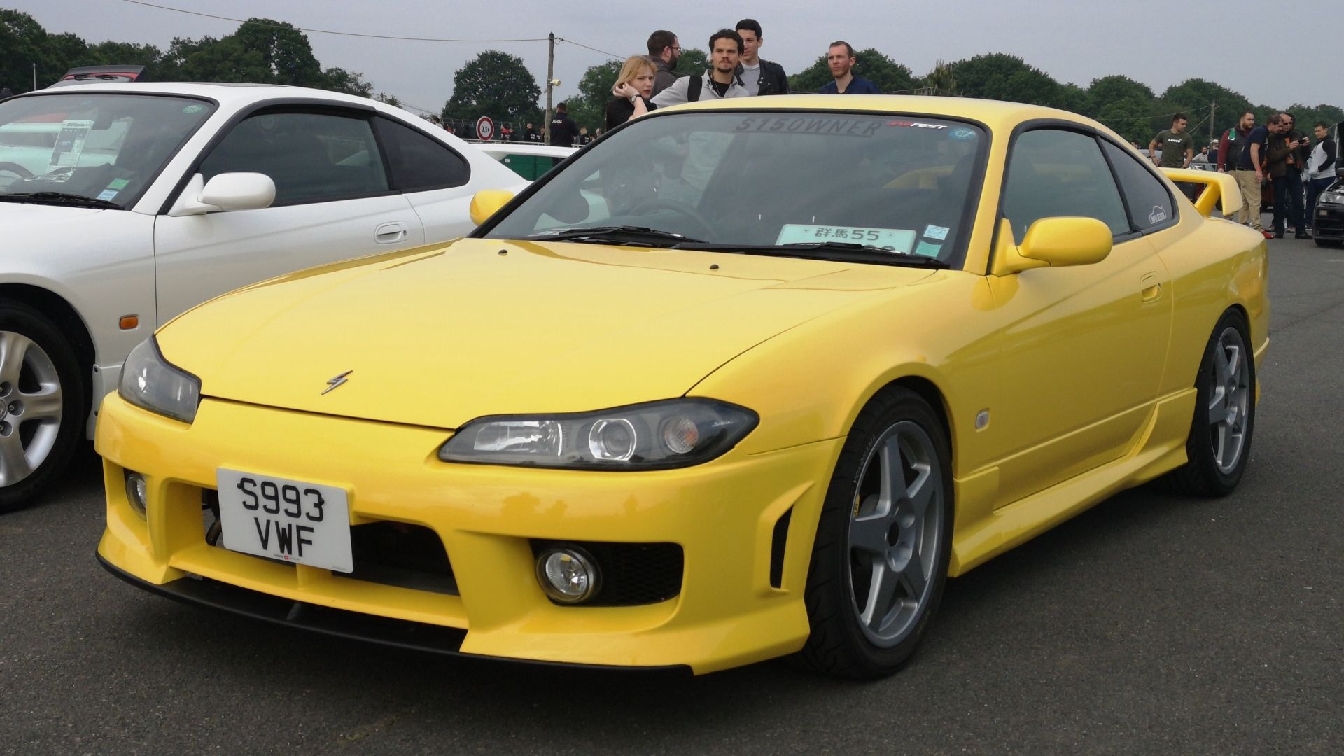 nissan silvia s15 frente quarto amarelo 