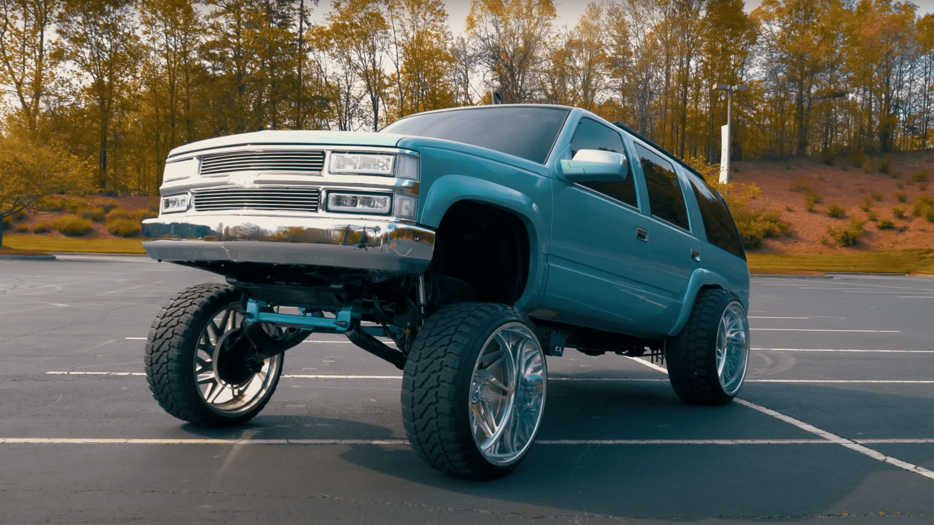 Squatted Chevrolet Tahoe