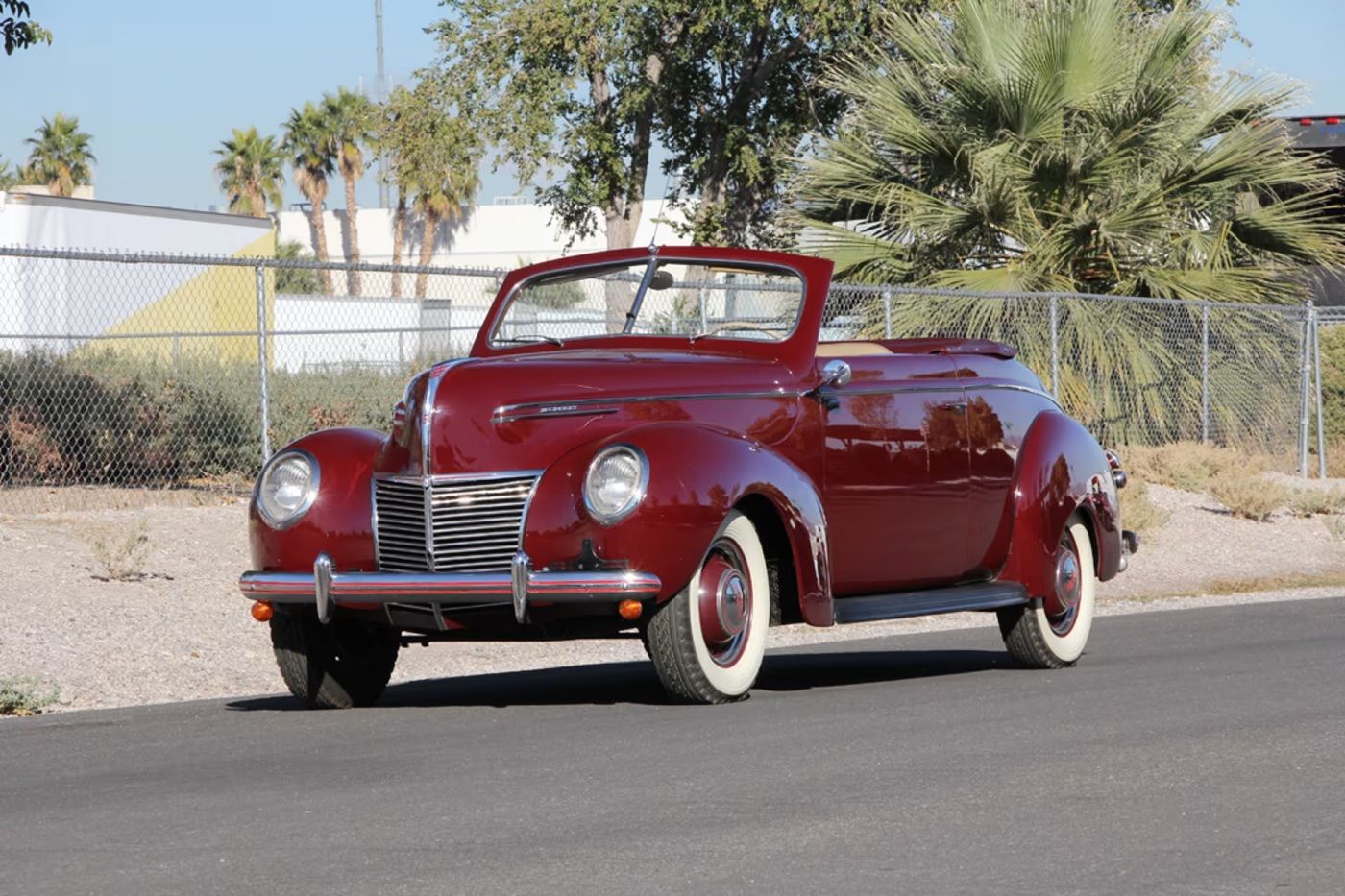 Red 1939 Mercury 8