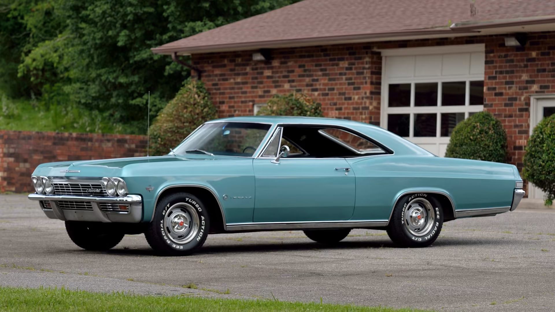 Blue 1965 Chevrolet Impala