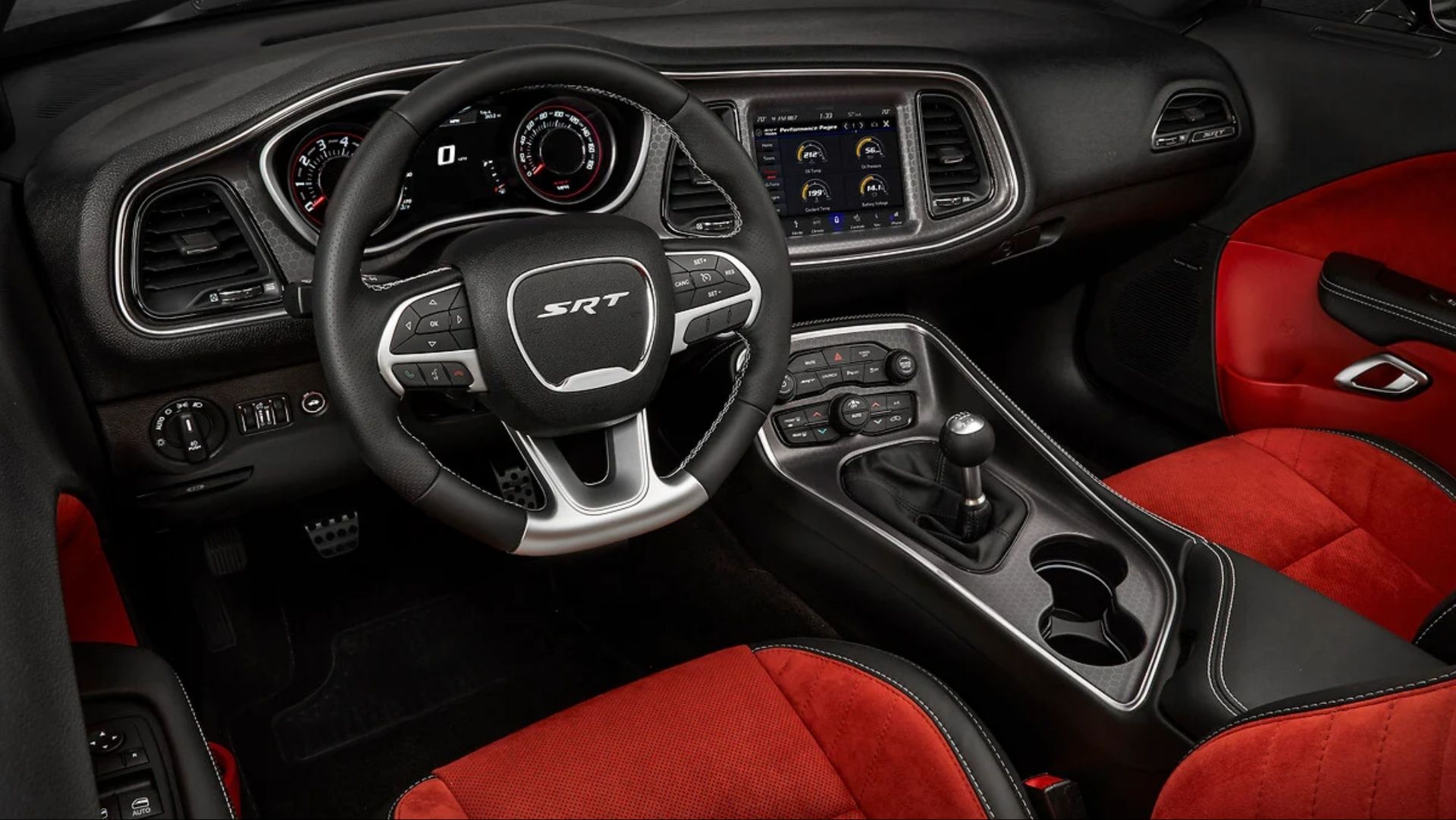 Challenger Hellcat Redeye Interior Transmissão Manual
