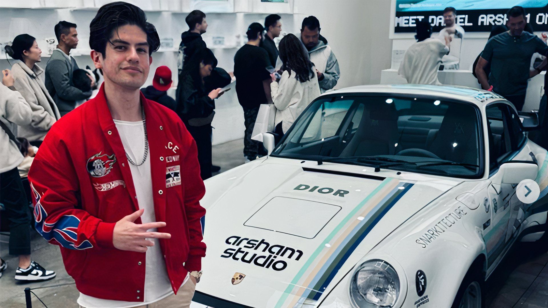 HOT WHEELS DESIGNER CHARLIE ANGULO at an event