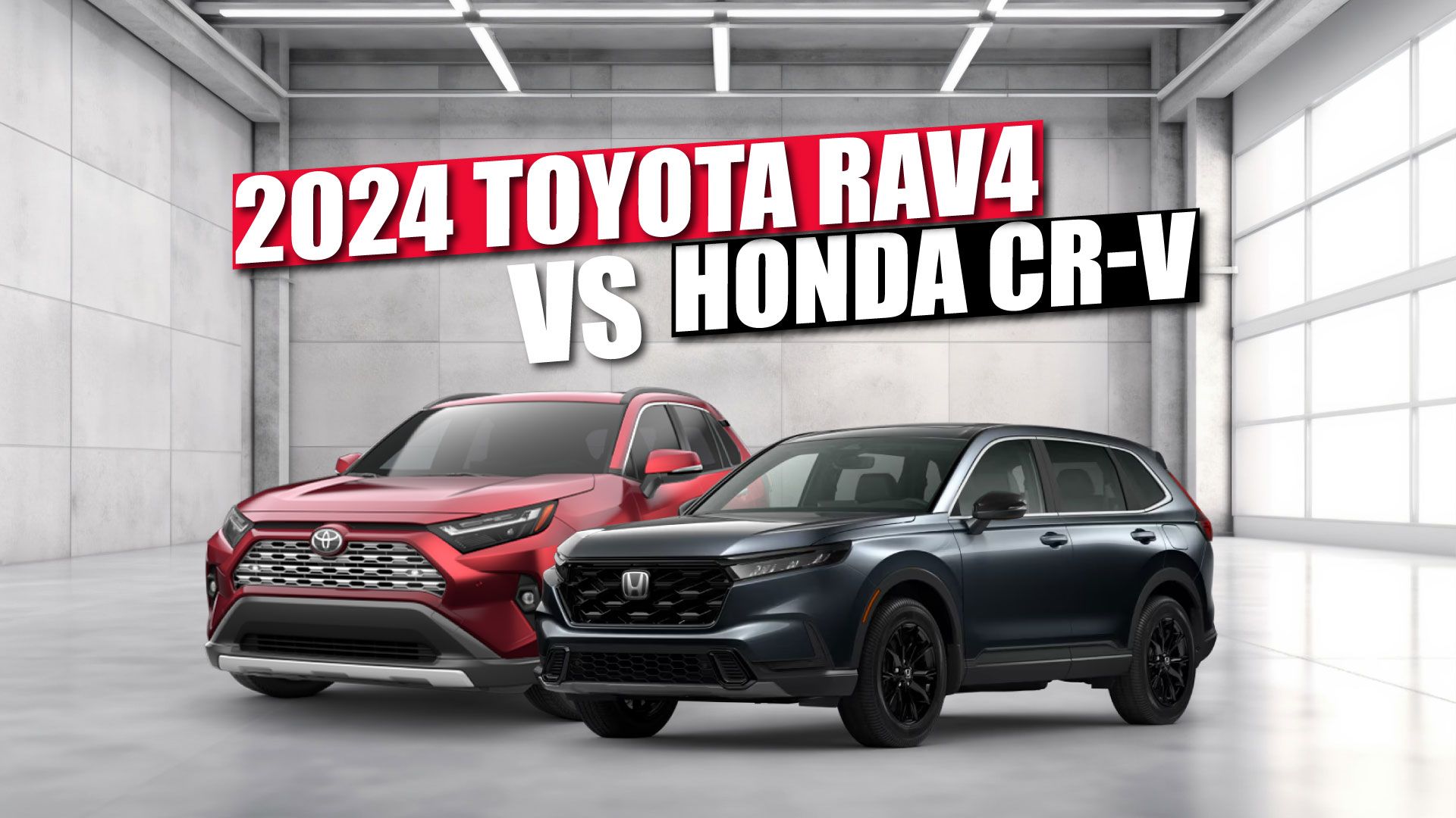 Comparação entre 2024 Toyota RAV4 e 2024 Hyundai Kona / Strong The One