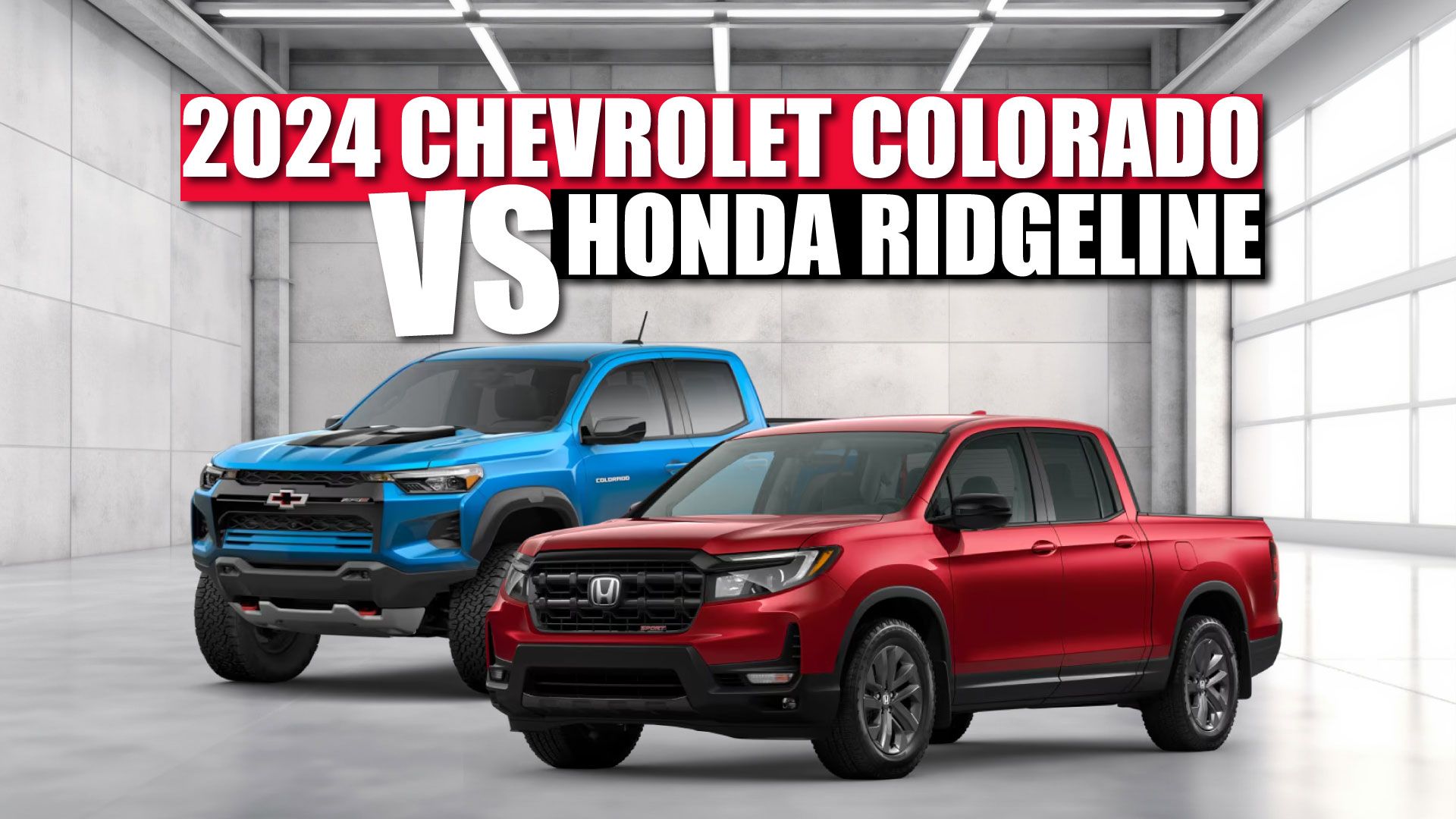 Honda Ridgeline 2024 vs Chevrolet Colorado